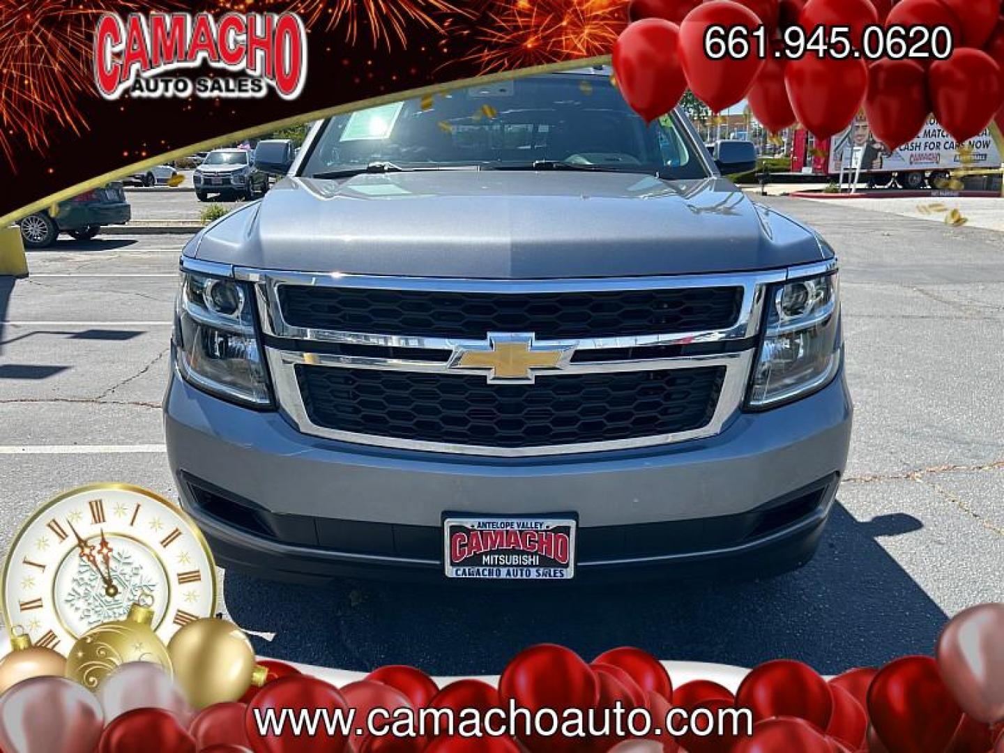 2018 GRAY Chevrolet Tahoe (1GNSKAEC8JR) with an V8 EcoTec3 5.3 Liter engine, Auto 6-Spd Overdrive transmission, located at 412 Auto Vista Drive, Palmdale, CA, 93551, (661) 945-0620, 34.592636, -118.136681 - Photo#1