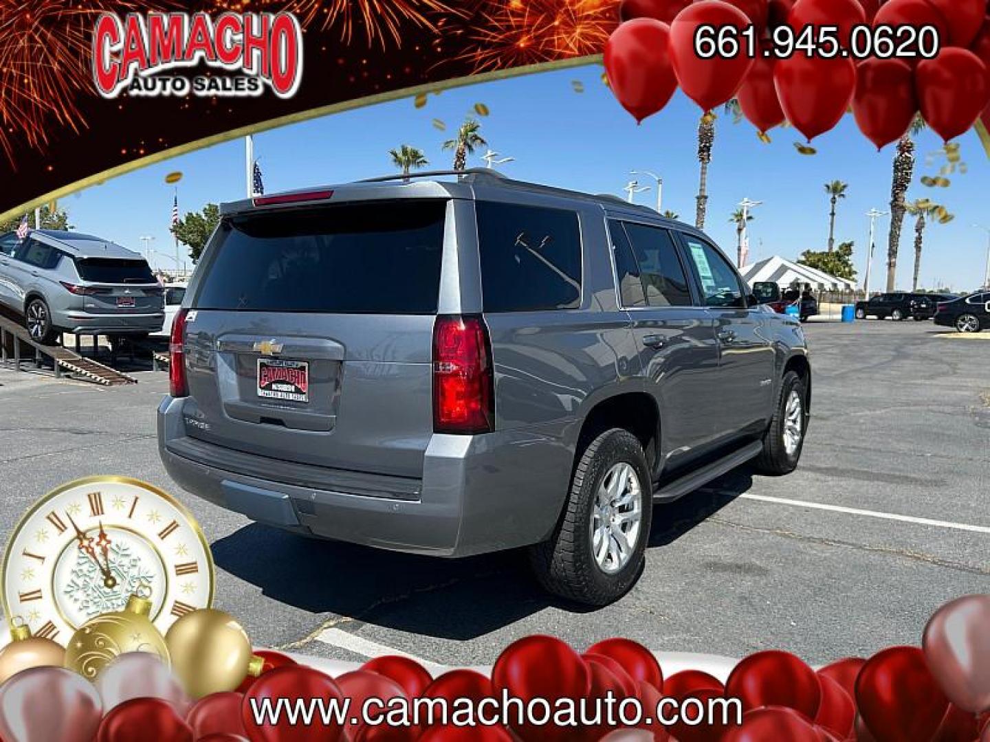 2018 GRAY Chevrolet Tahoe (1GNSKAEC8JR) with an V8 EcoTec3 5.3 Liter engine, Auto 6-Spd Overdrive transmission, located at 412 Auto Vista Drive, Palmdale, CA, 93551, (661) 945-0620, 34.592636, -118.136681 - Photo#2
