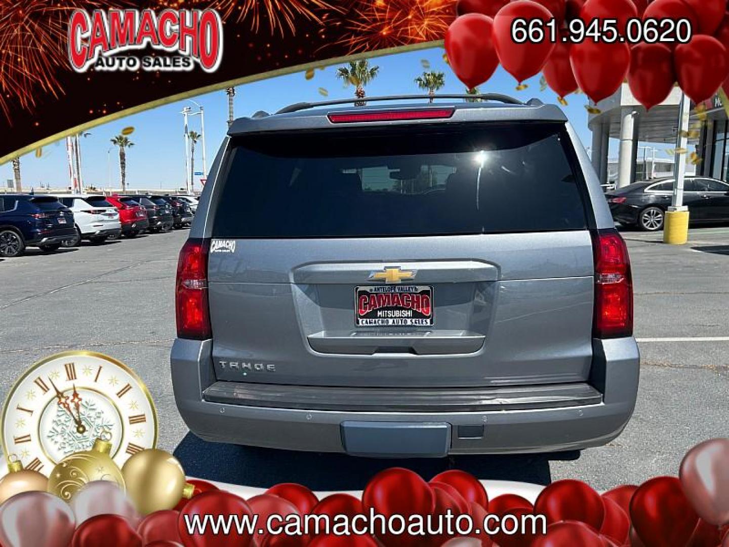 2018 GRAY Chevrolet Tahoe (1GNSKAEC8JR) with an V8 EcoTec3 5.3 Liter engine, Auto 6-Spd Overdrive transmission, located at 412 Auto Vista Drive, Palmdale, CA, 93551, (661) 945-0620, 34.592636, -118.136681 - Photo#3