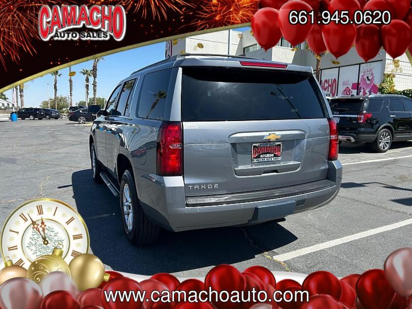 2018 GRAY Chevrolet Tahoe (1GNSKAEC8JR) with an V8 EcoTec3 5.3 Liter engine, Auto 6-Spd Overdrive transmission, located at 412 Auto Vista Drive, Palmdale, CA, 93551, (661) 945-0620, 34.592636, -118.136681 - Photo#4