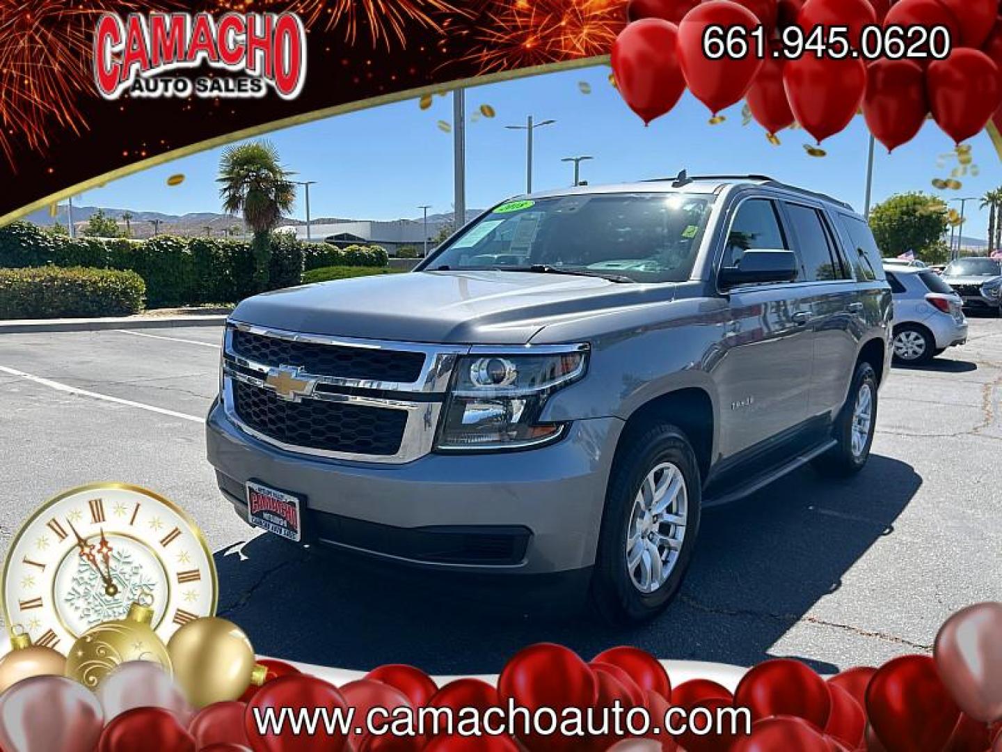 2018 GRAY Chevrolet Tahoe (1GNSKAEC8JR) with an V8 EcoTec3 5.3 Liter engine, Auto 6-Spd Overdrive transmission, located at 412 Auto Vista Drive, Palmdale, CA, 93551, (661) 945-0620, 34.592636, -118.136681 - Photo#6