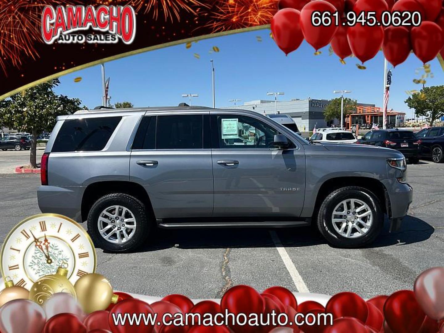 2018 GRAY Chevrolet Tahoe (1GNSKAEC8JR) with an V8 EcoTec3 5.3 Liter engine, Auto 6-Spd Overdrive transmission, located at 412 Auto Vista Drive, Palmdale, CA, 93551, (661) 945-0620, 34.592636, -118.136681 - Photo#7