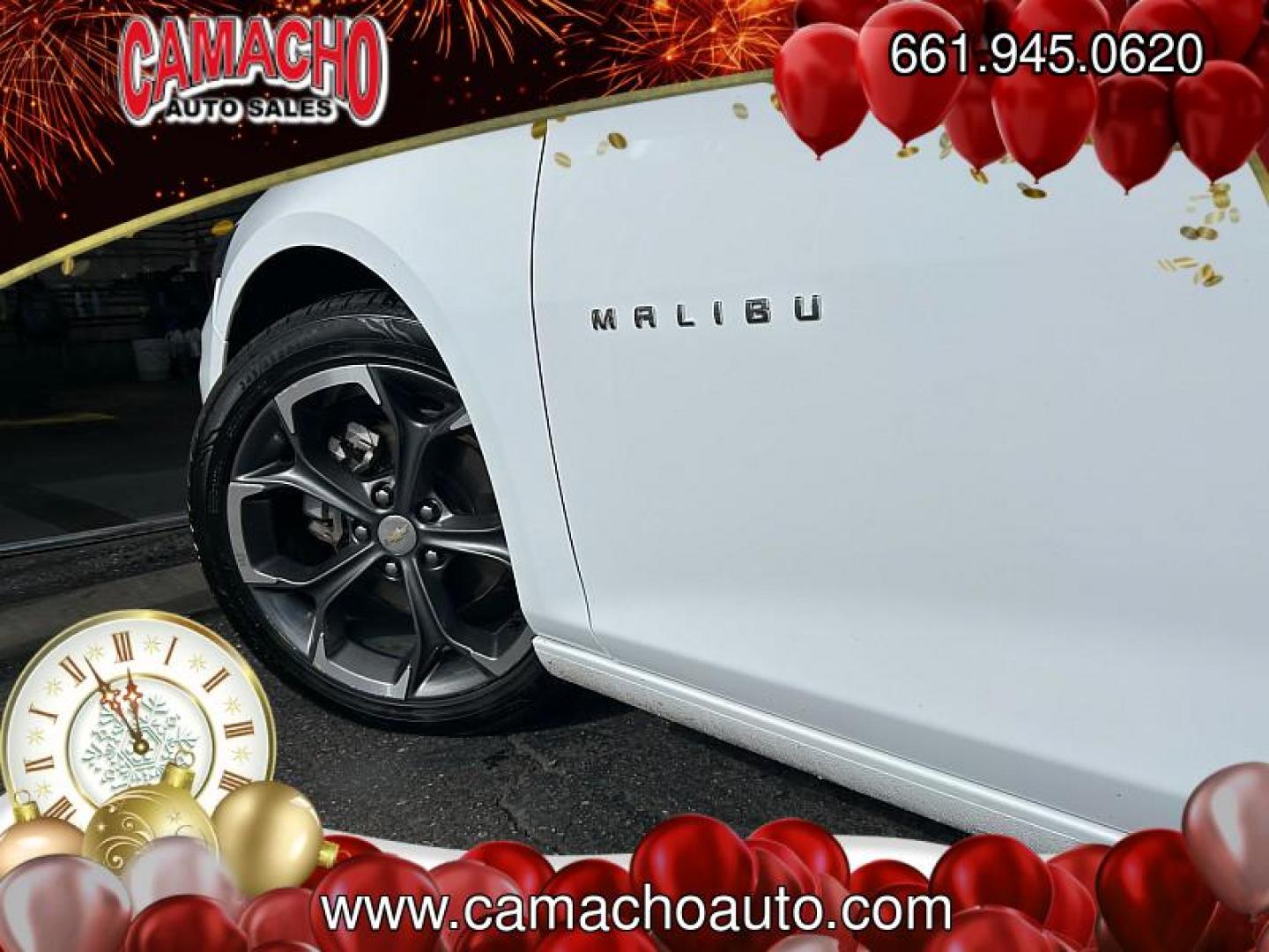2023 WHITE Chevrolet Malibu (1G1ZD5ST4PF) with an 4-Cyl Turbo 1.5 Liter engine, Automatic CVT transmission, located at 412 Auto Vista Drive, Palmdale, CA, 93551, (661) 945-0620, 34.592636, -118.136681 - Photo#9