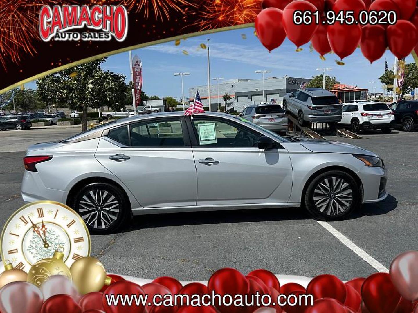 2024 SILVER Nissan Altima (1N4BL4DV4RN) with an 4-Cyl 2.5 Liter engine, Automatic Xtronic CVT transmission, located at 412 Auto Vista Drive, Palmdale, CA, 93551, (661) 945-0620, 34.592636, -118.136681 - Photo#1