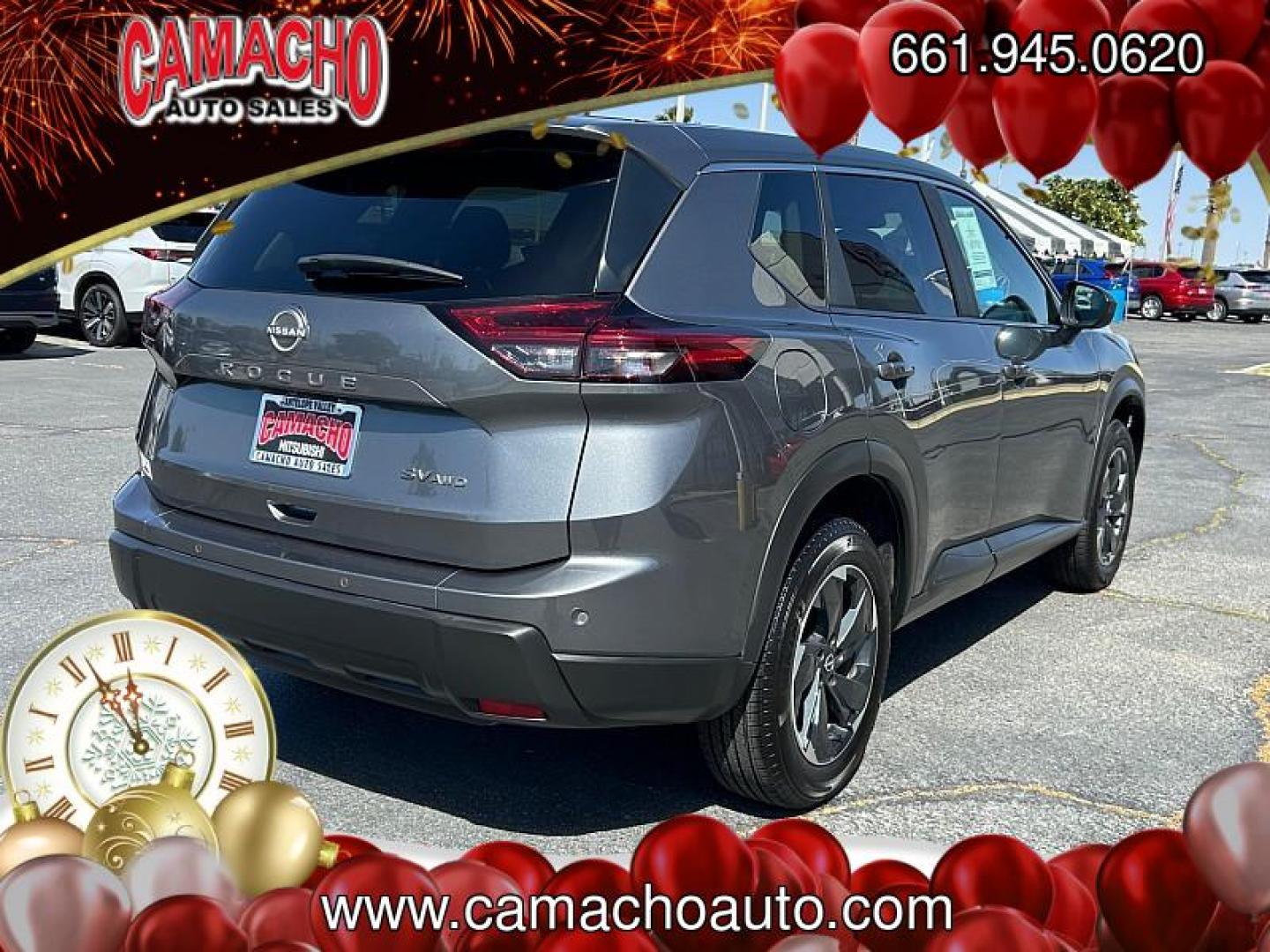 2024 GRAY Nissan Rogue (5N1BT3BBXRC) with an 3-Cyl Turbo 1.5 Liter engine, Automatic CVT transmission, located at 412 Auto Vista Drive, Palmdale, CA, 93551, (661) 945-0620, 34.592636, -118.136681 - Photo#2