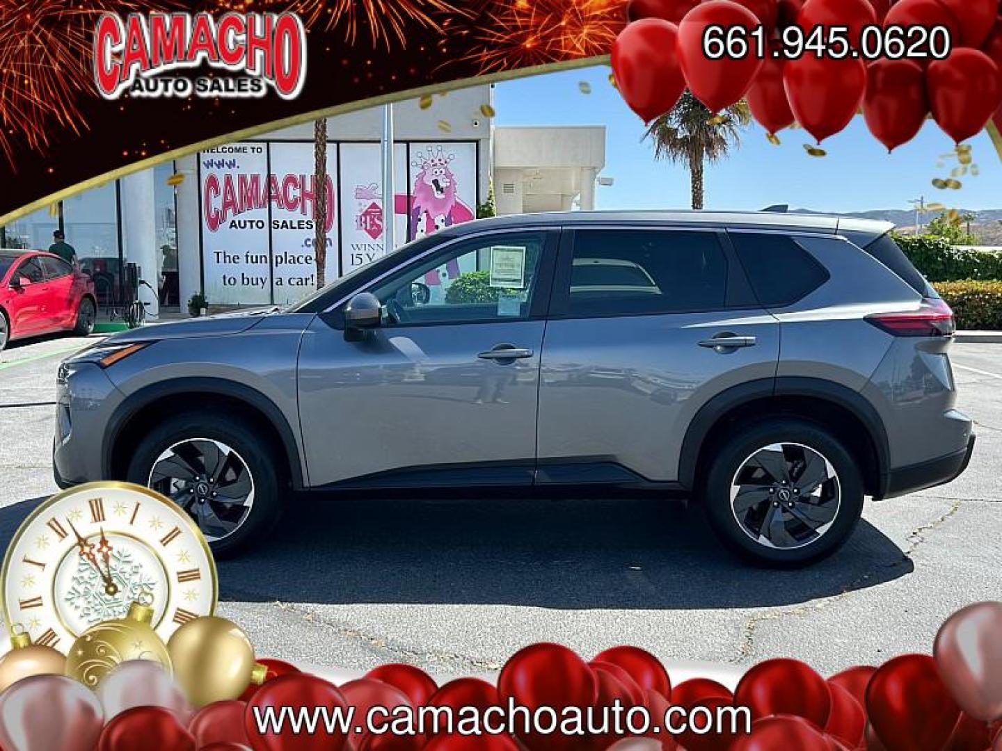 2024 GRAY Nissan Rogue (5N1BT3BBXRC) with an 3-Cyl Turbo 1.5 Liter engine, Automatic CVT transmission, located at 412 Auto Vista Drive, Palmdale, CA, 93551, (661) 945-0620, 34.592636, -118.136681 - Photo#5
