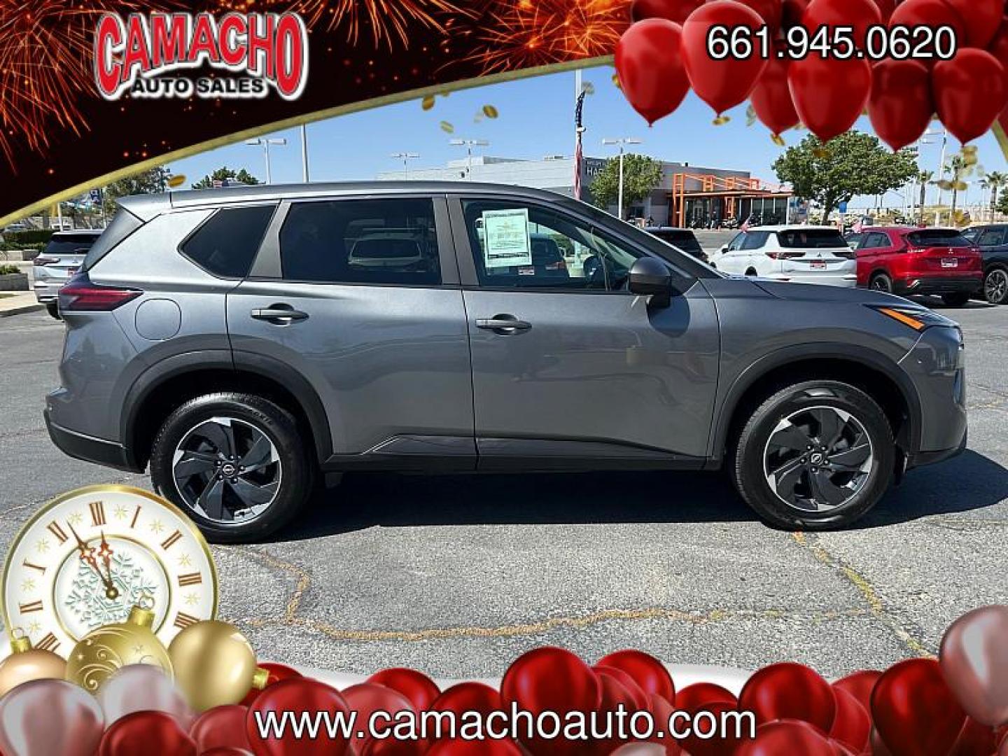2024 GRAY Nissan Rogue (5N1BT3BBXRC) with an 3-Cyl Turbo 1.5 Liter engine, Automatic CVT transmission, located at 412 Auto Vista Drive, Palmdale, CA, 93551, (661) 945-0620, 34.592636, -118.136681 - Photo#7
