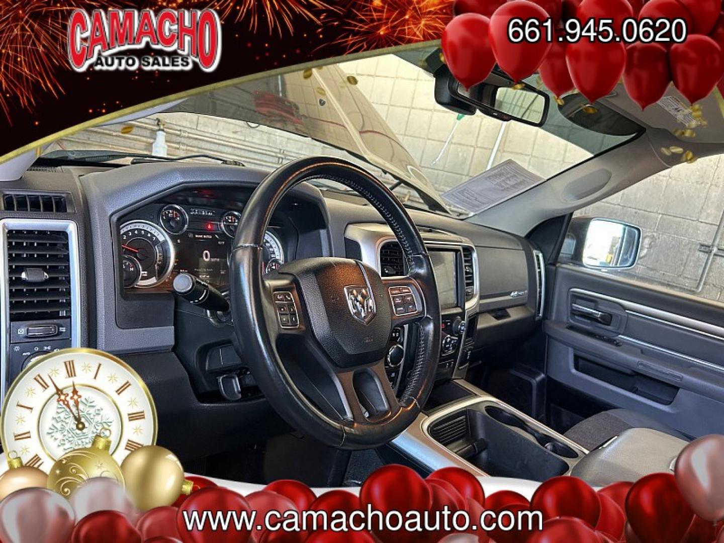 2017 BLACK Ram 1500 4WD (3C6RR7LTXHG) with an V8 HEMI 5.7 Liter engine, Automatic 8-Spd transmission, located at 412 Auto Vista Drive, Palmdale, CA, 93551, (661) 945-0620, 34.592636, -118.136681 - Photo#17