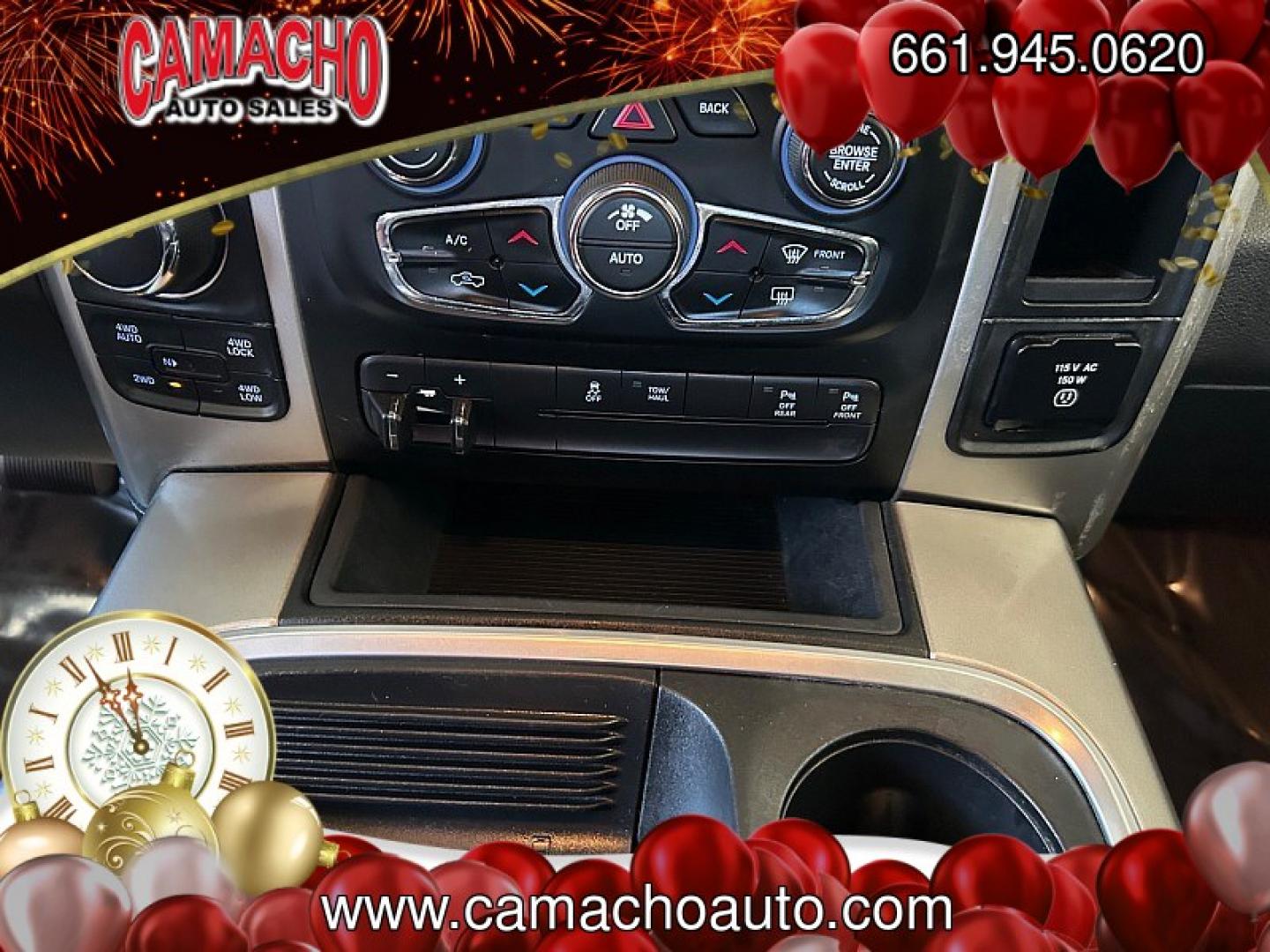 2017 BLACK Ram 1500 4WD (3C6RR7LTXHG) with an V8 HEMI 5.7 Liter engine, Automatic 8-Spd transmission, located at 412 Auto Vista Drive, Palmdale, CA, 93551, (661) 945-0620, 34.592636, -118.136681 - Photo#22