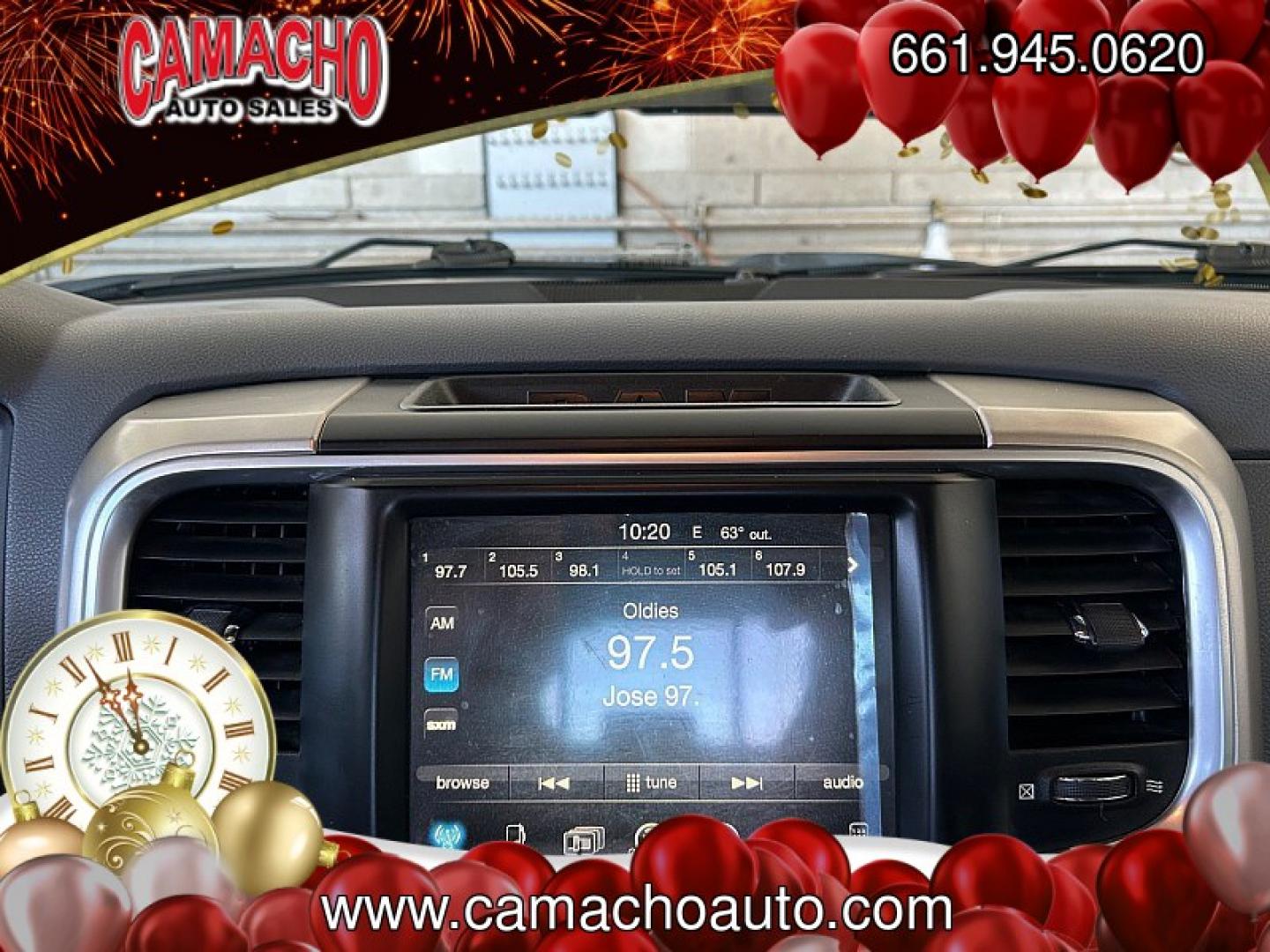 2017 BLACK Ram 1500 4WD (3C6RR7LTXHG) with an V8 HEMI 5.7 Liter engine, Automatic 8-Spd transmission, located at 412 Auto Vista Drive, Palmdale, CA, 93551, (661) 945-0620, 34.592636, -118.136681 - Photo#23