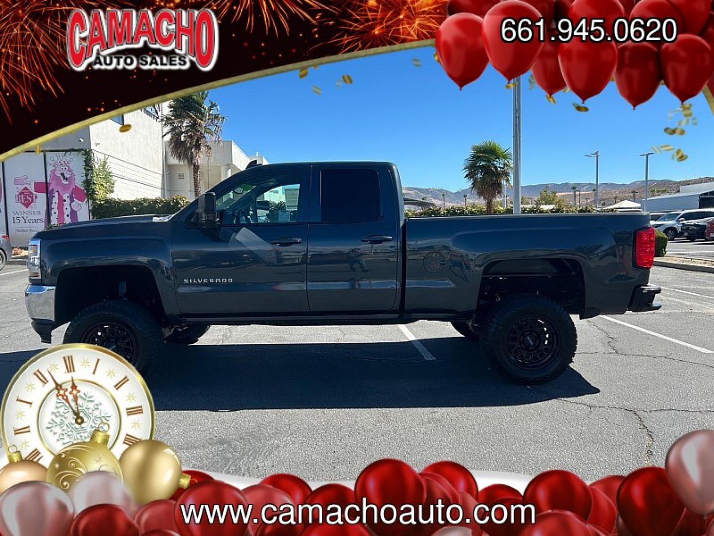 2019 GRAY Chevrolet Silverado 1500 2WD (2GCRCPEC1K1) with an 8-Cyl 5.3 Liter engine, Automatic 6-Spd HD w/Overdrive transmission, located at 412 Auto Vista Drive, Palmdale, CA, 93551, (661) 945-0620, 34.592636, -118.136681- Photo#3
