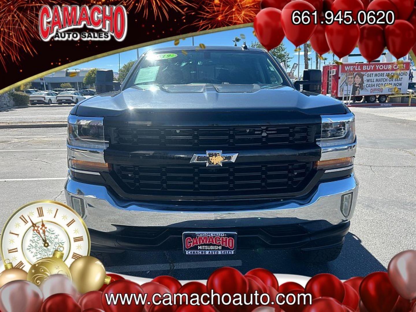 2019 GRAY Chevrolet Silverado 1500 2WD (2GCRCPEC1K1) with an 8-Cyl 5.3 Liter engine, Automatic 6-Spd HD w/Overdrive transmission, located at 412 Auto Vista Drive, Palmdale, CA, 93551, (661) 945-0620, 34.592636, -118.136681- Photo#5