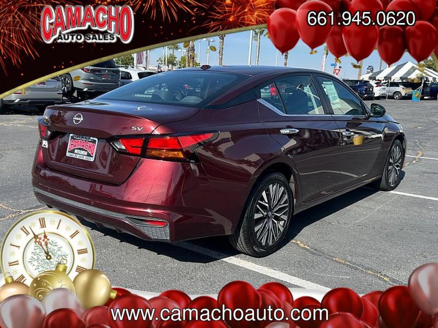2024 RED Nissan Altima (1N4BL4DV7RN) with an 4-Cyl 2.5 Liter engine, Automatic Xtronic CVT transmission, located at 412 Auto Vista Drive, Palmdale, CA, 93551, (661) 945-0620, 34.592636, -118.136681 - Photo#4
