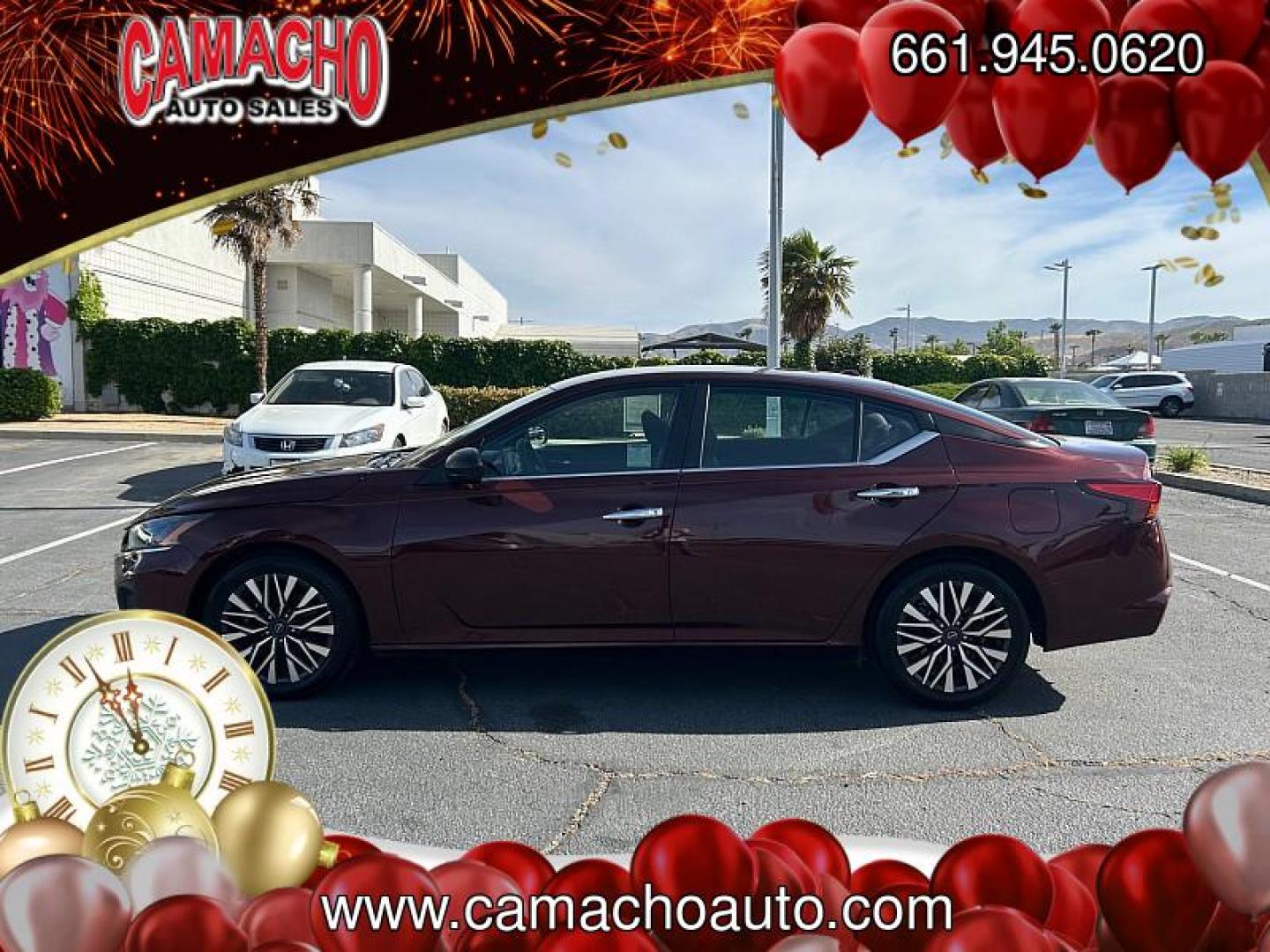 2024 RED Nissan Altima (1N4BL4DV7RN) with an 4-Cyl 2.5 Liter engine, Automatic Xtronic CVT transmission, located at 412 Auto Vista Drive, Palmdale, CA, 93551, (661) 945-0620, 34.592636, -118.136681 - Photo#7