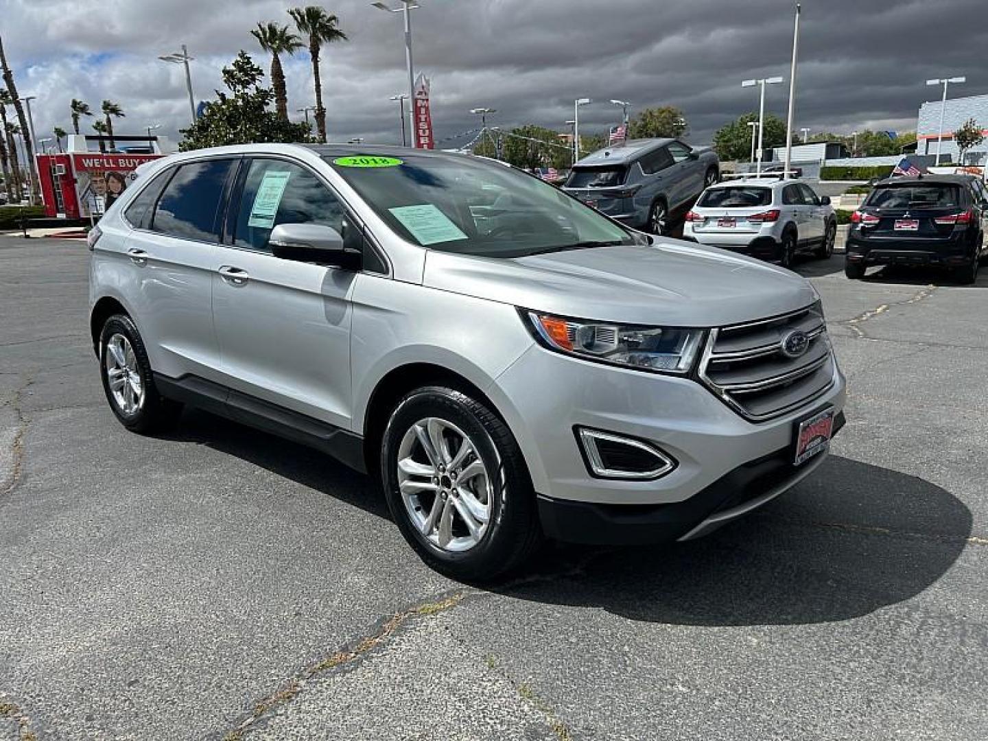 2018 GRAY Ford Edge (2FMPK3J93JB) with an 4-Cyl EcoBoost 2.0L engine, Auto 6-Spd SelShft transmission, located at 412 Auto Vista Drive, Palmdale, CA, 93551, (661) 945-0620, 34.592636, -118.136681 - Photo#0