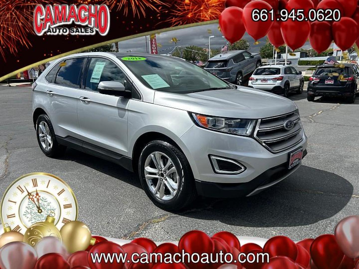 2018 GRAY Ford Edge (2FMPK3J93JB) with an 4-Cyl EcoBoost 2.0L engine, Auto 6-Spd SelShft transmission, located at 412 Auto Vista Drive, Palmdale, CA, 93551, (661) 945-0620, 34.592636, -118.136681 - Photo#0