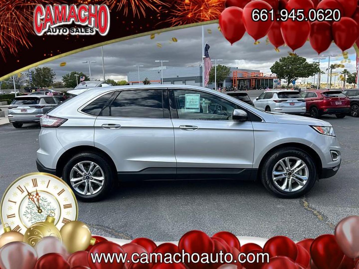 2018 GRAY Ford Edge (2FMPK3J93JB) with an 4-Cyl EcoBoost 2.0L engine, Auto 6-Spd SelShft transmission, located at 412 Auto Vista Drive, Palmdale, CA, 93551, (661) 945-0620, 34.592636, -118.136681 - Photo#2
