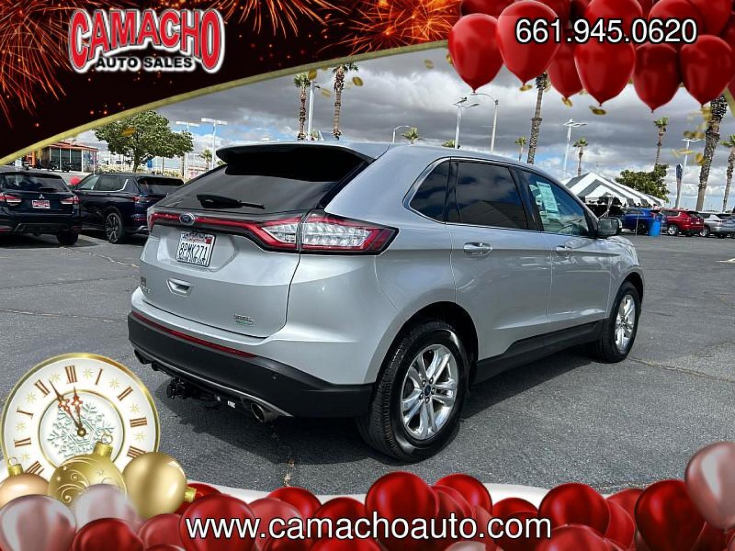 2018 GRAY Ford Edge (2FMPK3J93JB) with an 4-Cyl EcoBoost 2.0L engine, Auto 6-Spd SelShft transmission, located at 412 Auto Vista Drive, Palmdale, CA, 93551, (661) 945-0620, 34.592636, -118.136681 - Photo#3