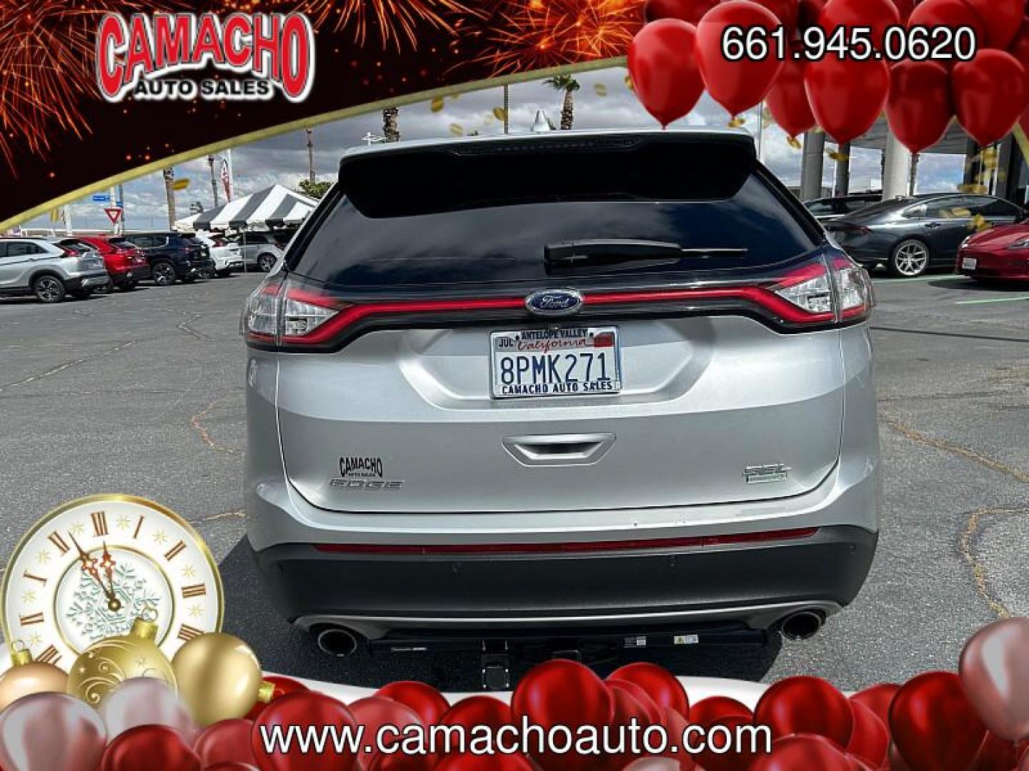 2018 GRAY Ford Edge (2FMPK3J93JB) with an 4-Cyl EcoBoost 2.0L engine, Auto 6-Spd SelShft transmission, located at 412 Auto Vista Drive, Palmdale, CA, 93551, (661) 945-0620, 34.592636, -118.136681 - Photo#4