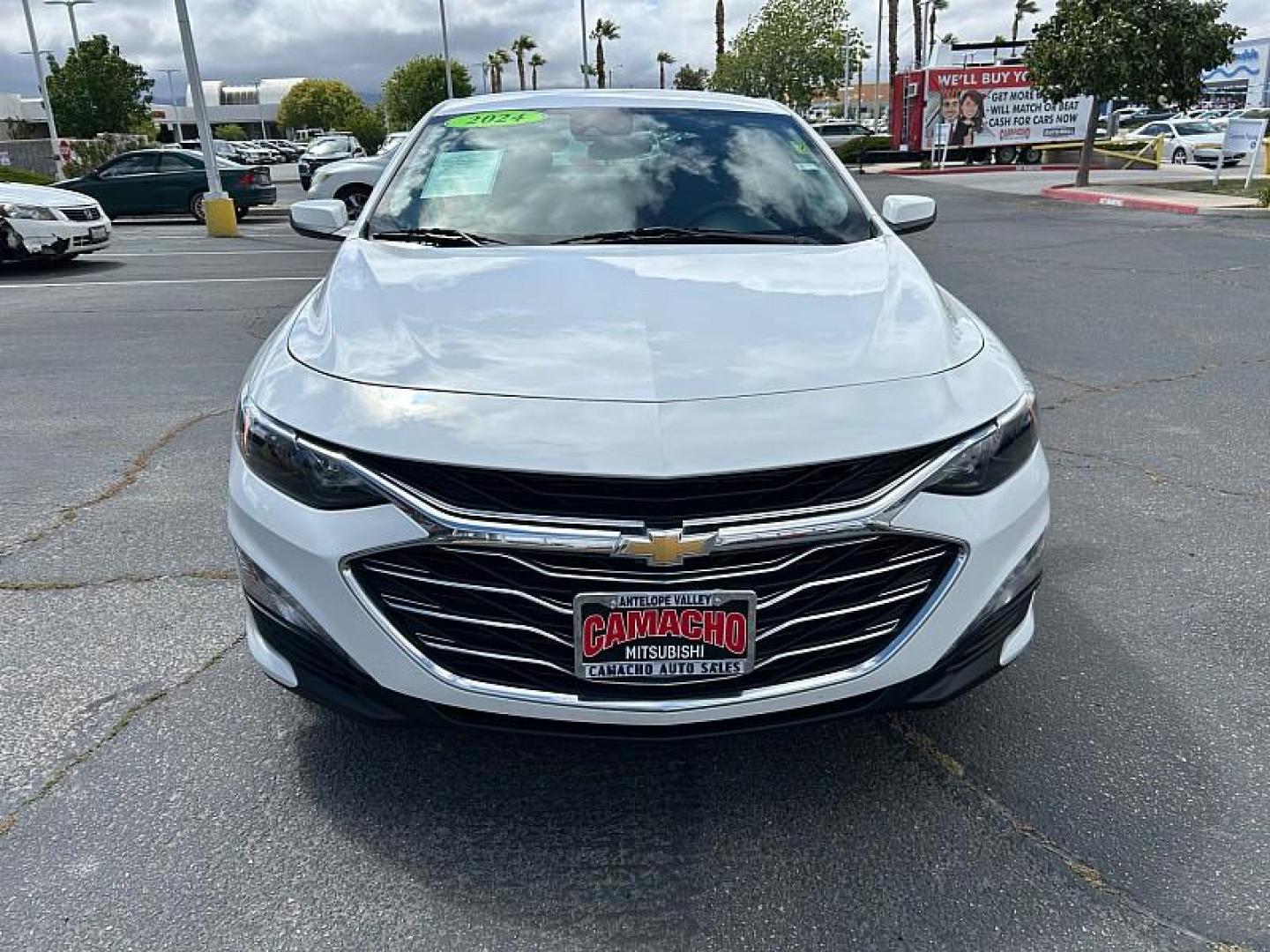 2024 WHITE Chevrolet Malibu (1G1ZD5ST5RF) with an 4-Cyl Turbo 1.5 Liter engine, Automatic CVT transmission, located at 412 Auto Vista Drive, Palmdale, CA, 93551, (661) 945-0620, 34.592636, -118.136681 - Photo#1