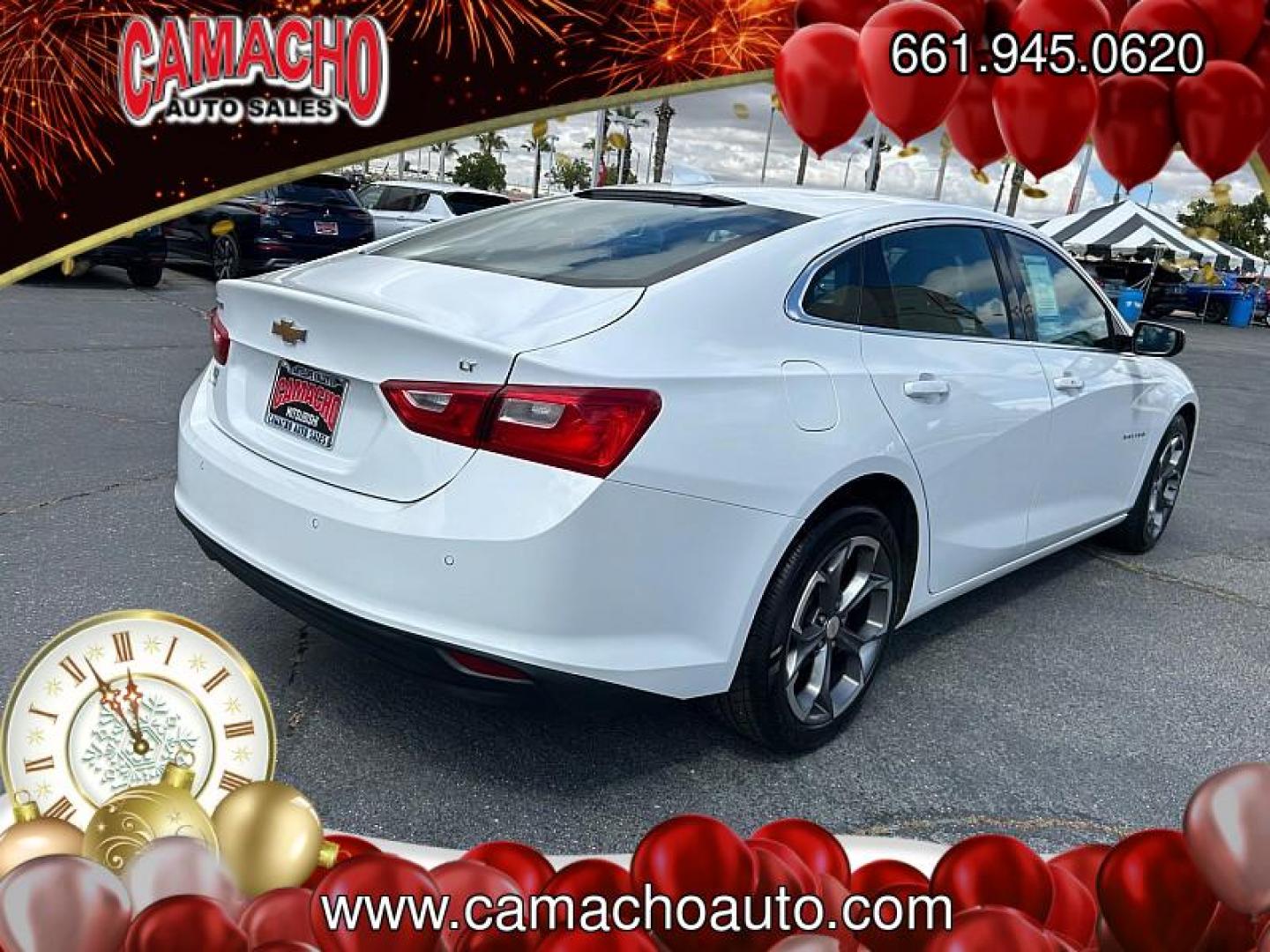2024 WHITE Chevrolet Malibu (1G1ZD5ST5RF) with an 4-Cyl Turbo 1.5 Liter engine, Automatic CVT transmission, located at 412 Auto Vista Drive, Palmdale, CA, 93551, (661) 945-0620, 34.592636, -118.136681 - Photo#2