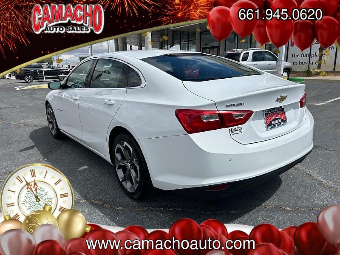 2024 WHITE Chevrolet Malibu (1G1ZD5ST5RF) with an 4-Cyl Turbo 1.5 Liter engine, Automatic CVT transmission, located at 412 Auto Vista Drive, Palmdale, CA, 93551, (661) 945-0620, 34.592636, -118.136681 - Photo#4