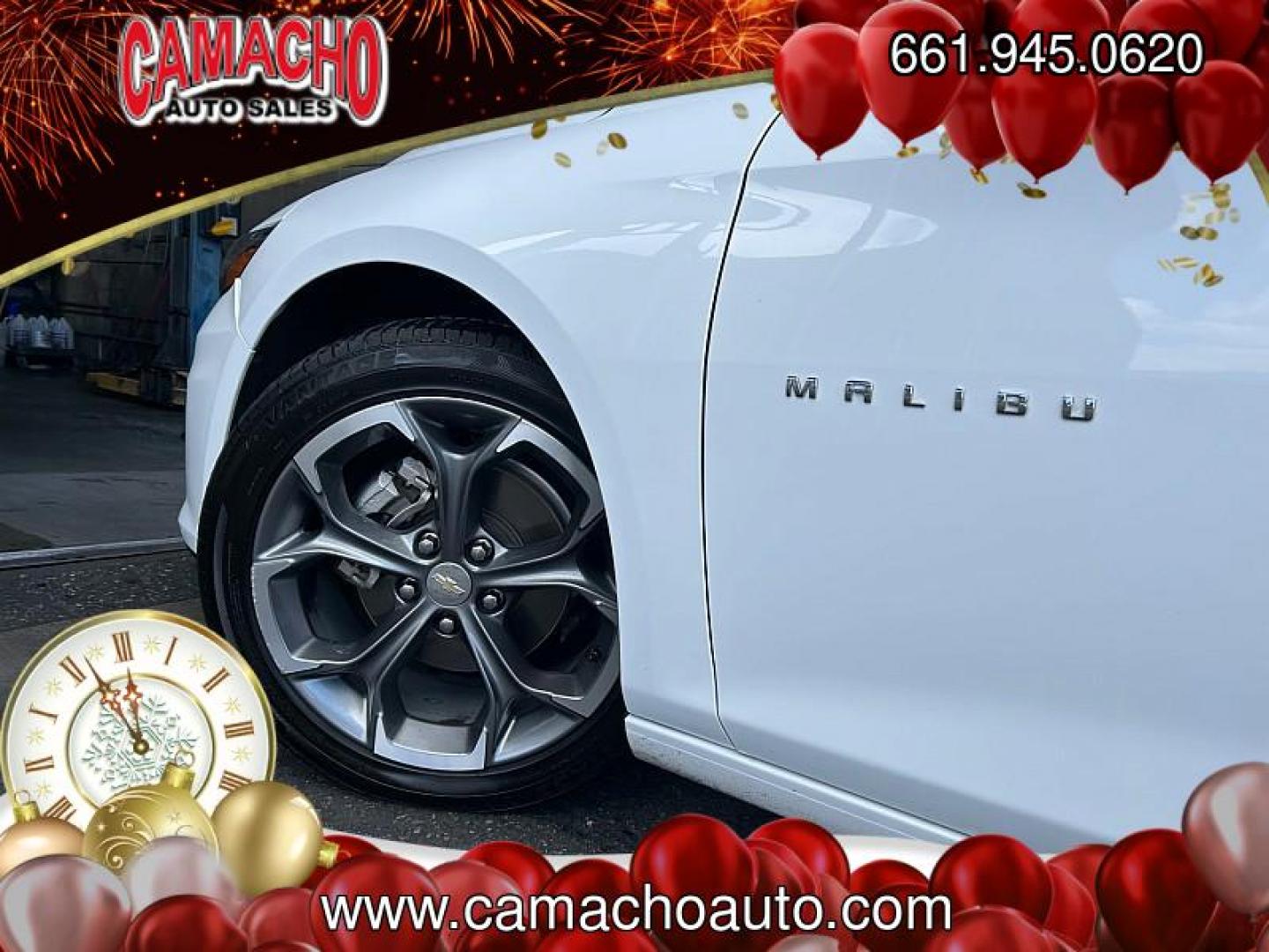 2024 WHITE Chevrolet Malibu (1G1ZD5ST5RF) with an 4-Cyl Turbo 1.5 Liter engine, Automatic CVT transmission, located at 412 Auto Vista Drive, Palmdale, CA, 93551, (661) 945-0620, 34.592636, -118.136681 - Photo#14