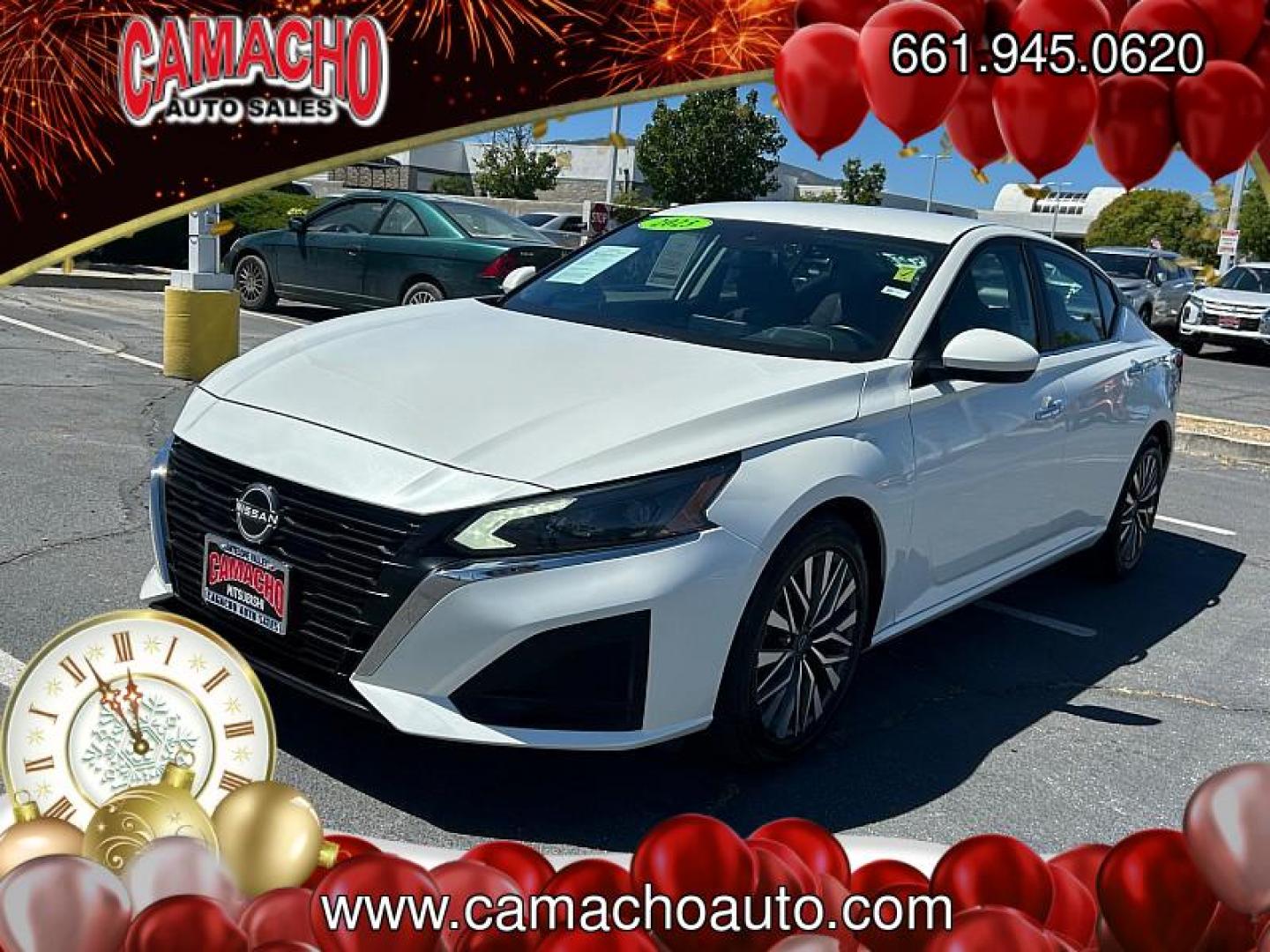 2023 WHITE Nissan Altima (1N4BL4DV1PN) with an 4-Cyl 2.5 Liter engine, Automatic Xtronic CVT transmission, located at 412 Auto Vista Drive, Palmdale, CA, 93551, (661) 945-0620, 34.592636, -118.136681 - Photo#3