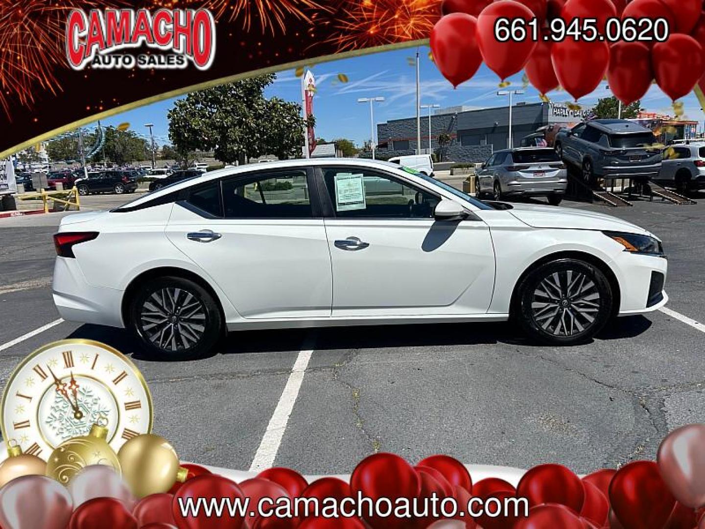 2023 WHITE Nissan Altima (1N4BL4DV1PN) with an 4-Cyl 2.5 Liter engine, Automatic Xtronic CVT transmission, located at 412 Auto Vista Drive, Palmdale, CA, 93551, (661) 945-0620, 34.592636, -118.136681 - Photo#4