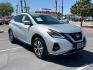 2021 SILVER Nissan Murano (5N1AZ2BJXMC) with an V6 3.5 Liter engine, Automatic Xtronic CVT transmission, located at 412 Auto Vista Drive, Palmdale, CA, 93551, (661) 945-0620, 34.592636, -118.136681 - Photo#0