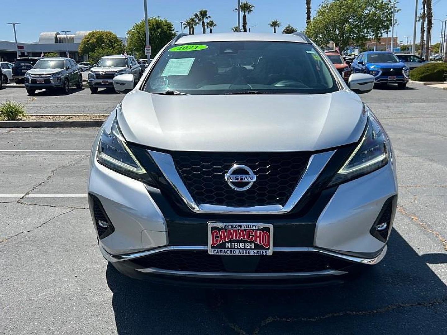 2021 SILVER Nissan Murano (5N1AZ2BJXMC) with an V6 3.5 Liter engine, Automatic Xtronic CVT transmission, located at 412 Auto Vista Drive, Palmdale, CA, 93551, (661) 945-0620, 34.592636, -118.136681 - Photo#1