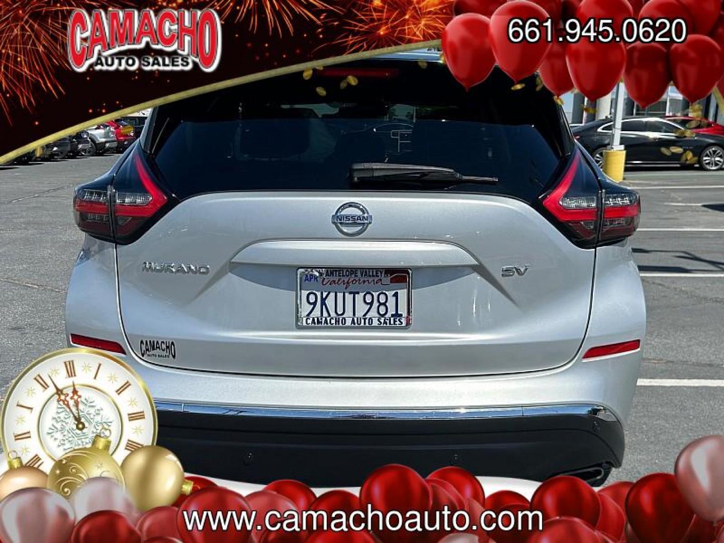 2021 SILVER Nissan Murano (5N1AZ2BJXMC) with an V6 3.5 Liter engine, Automatic Xtronic CVT transmission, located at 412 Auto Vista Drive, Palmdale, CA, 93551, (661) 945-0620, 34.592636, -118.136681 - Photo#4