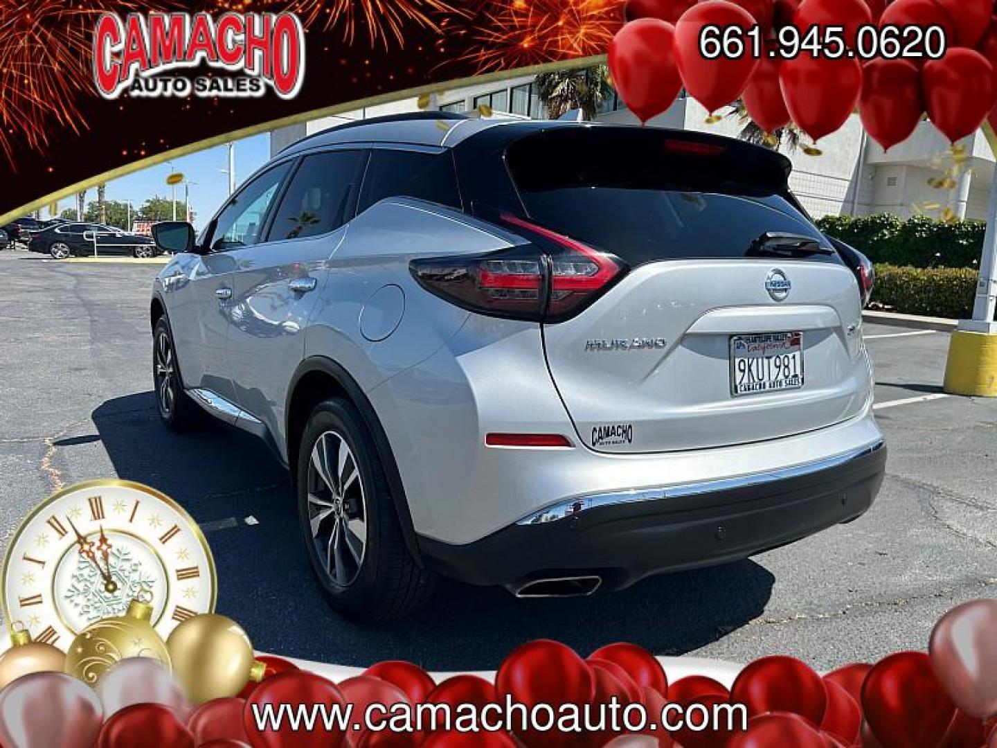2021 SILVER Nissan Murano (5N1AZ2BJXMC) with an V6 3.5 Liter engine, Automatic Xtronic CVT transmission, located at 412 Auto Vista Drive, Palmdale, CA, 93551, (661) 945-0620, 34.592636, -118.136681 - Photo#5