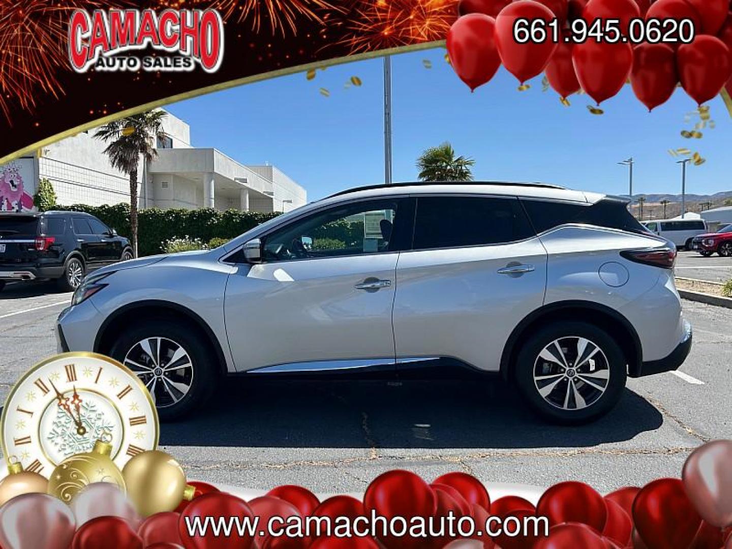 2021 SILVER Nissan Murano (5N1AZ2BJXMC) with an V6 3.5 Liter engine, Automatic Xtronic CVT transmission, located at 412 Auto Vista Drive, Palmdale, CA, 93551, (661) 945-0620, 34.592636, -118.136681 - Photo#6