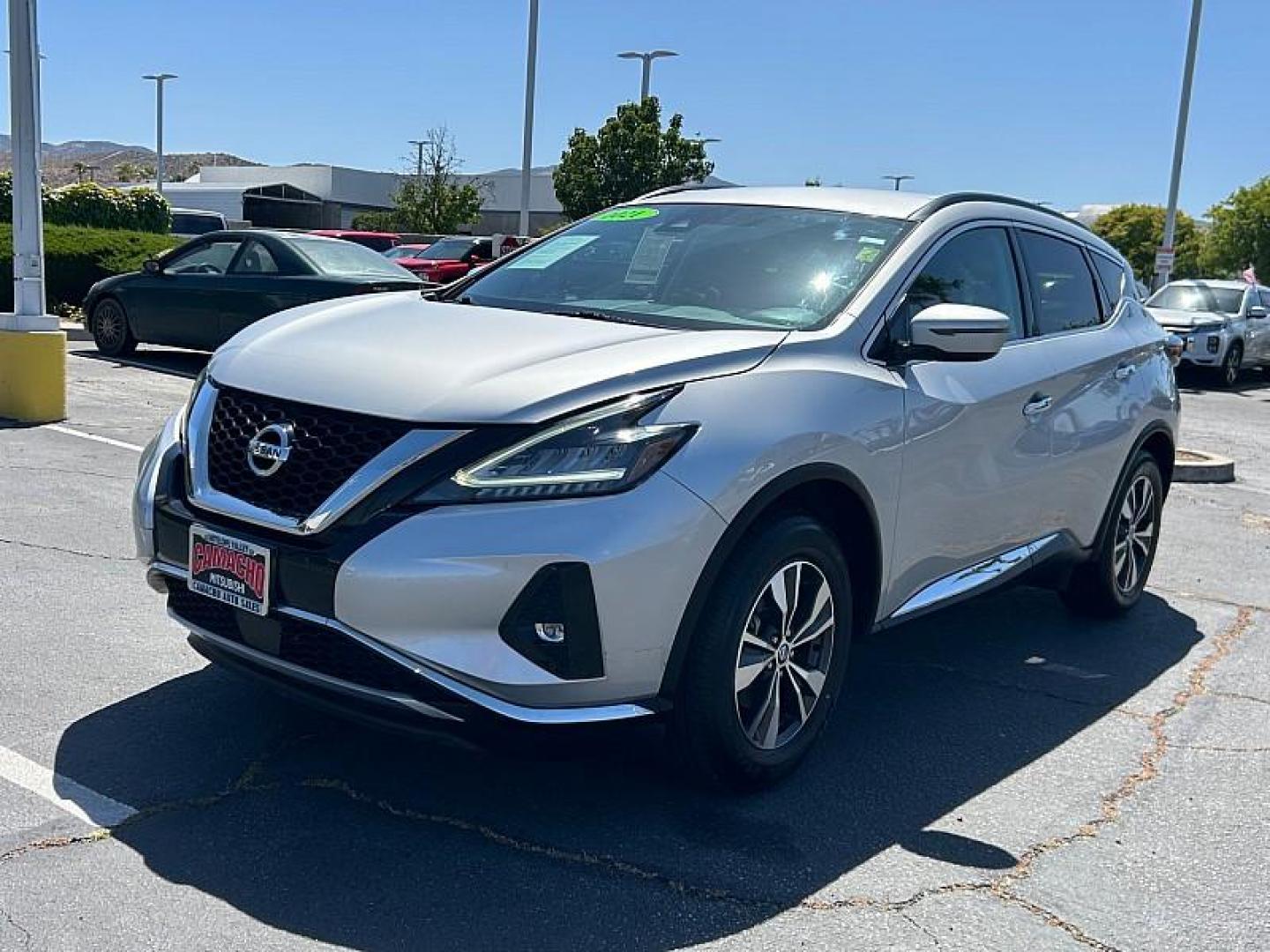 2021 SILVER Nissan Murano (5N1AZ2BJXMC) with an V6 3.5 Liter engine, Automatic Xtronic CVT transmission, located at 412 Auto Vista Drive, Palmdale, CA, 93551, (661) 945-0620, 34.592636, -118.136681 - Photo#7
