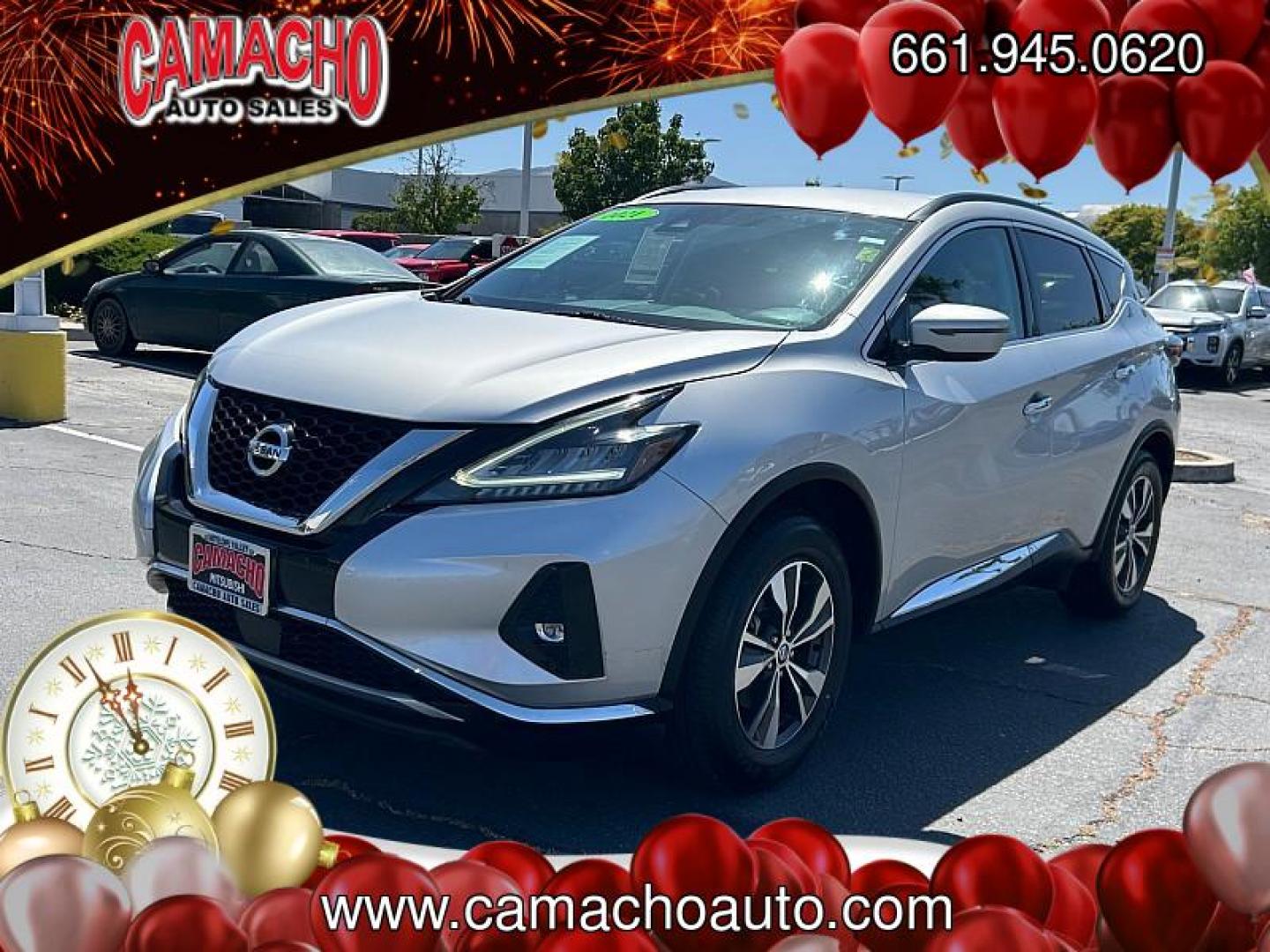 2021 SILVER Nissan Murano (5N1AZ2BJXMC) with an V6 3.5 Liter engine, Automatic Xtronic CVT transmission, located at 412 Auto Vista Drive, Palmdale, CA, 93551, (661) 945-0620, 34.592636, -118.136681 - Photo#7