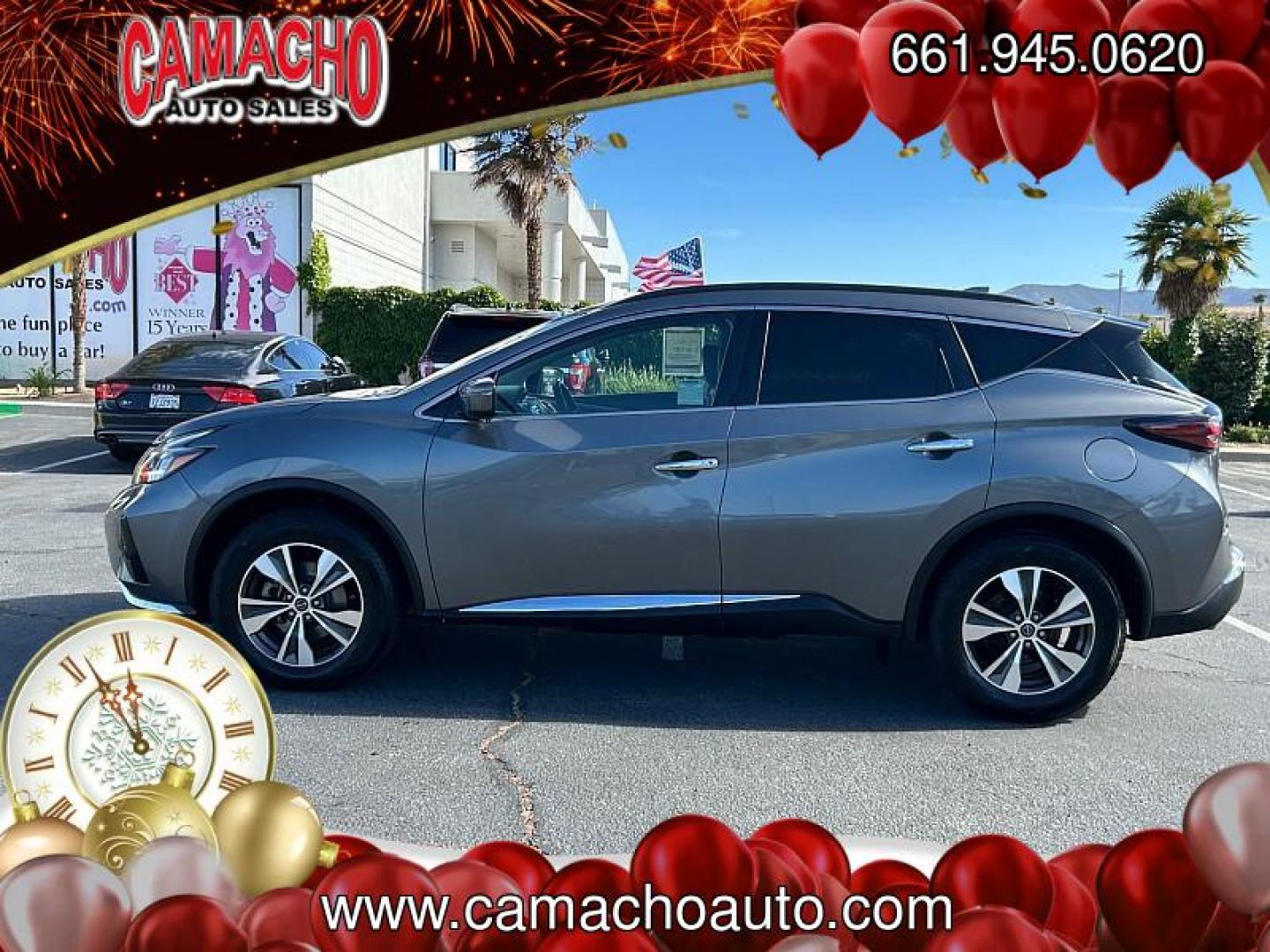2023 GRAY Nissan Murano (5N1AZ2BJ5PC) with an V6 3.5 Liter engine, Automatic Xtronic CVT transmission, located at 412 Auto Vista Drive, Palmdale, CA, 93551, (661) 945-0620, 34.592636, -118.136681 - Photo#5