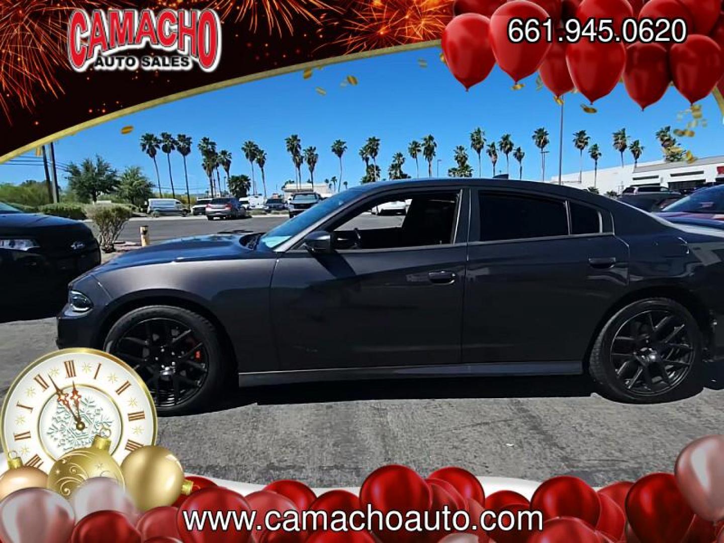 2017 GRAY Dodge Charger (2C3CDXCT8HH) with an V8 HEMI 5.7 Liter engine, Auto 8-Spd w/AutoStk transmission, located at 412 Auto Vista Drive, Palmdale, CA, 93551, (661) 945-0620, 34.592636, -118.136681 - Photo#2