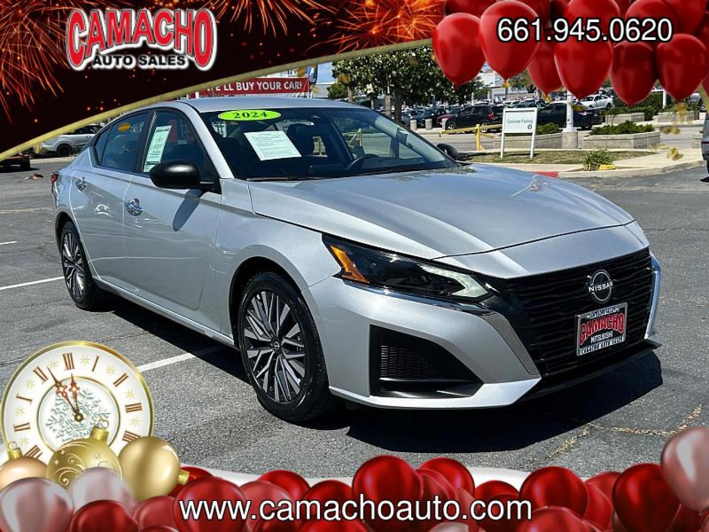 2024 SILVER Nissan Altima (1N4BL4DV2RN) with an 4-Cyl 2.5 Liter engine, Automatic Xtronic CVT transmission, located at 412 Auto Vista Drive, Palmdale, CA, 93551, (661) 945-0620, 34.592636, -118.136681 - Photo#0
