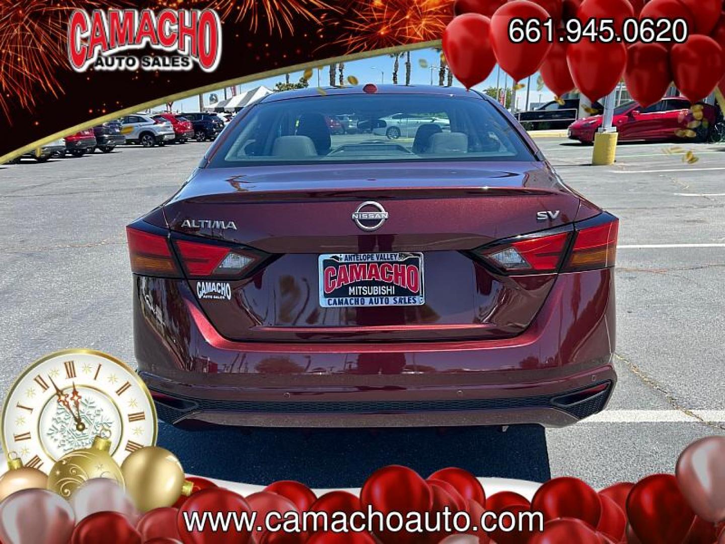 2024 BURGUNDY Nissan Altima (1N4BL4DV8RN) with an 4-Cyl 2.5 Liter engine, Automatic Xtronic CVT transmission, located at 412 Auto Vista Drive, Palmdale, CA, 93551, (661) 945-0620, 34.592636, -118.136681 - Photo#3