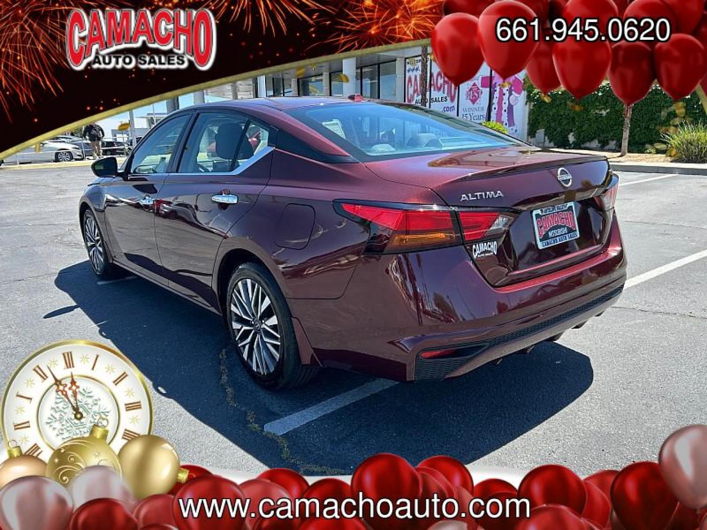 2024 BURGUNDY Nissan Altima (1N4BL4DV8RN) with an 4-Cyl 2.5 Liter engine, Automatic Xtronic CVT transmission, located at 412 Auto Vista Drive, Palmdale, CA, 93551, (661) 945-0620, 34.592636, -118.136681 - Photo#4