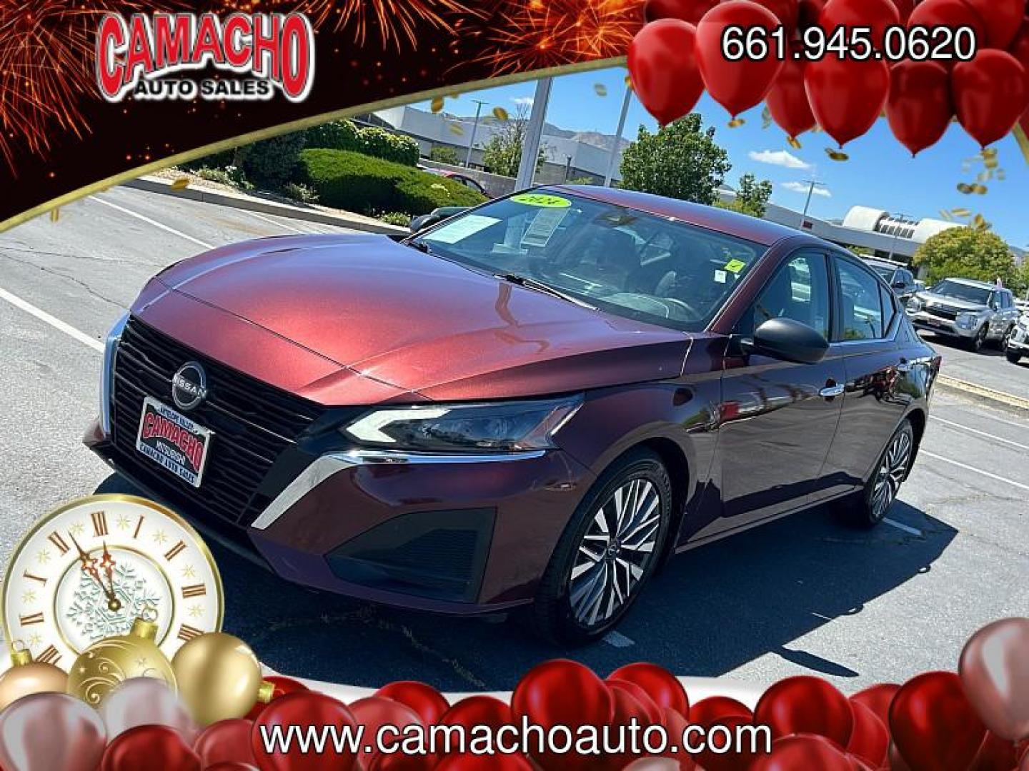 2024 BURGUNDY Nissan Altima (1N4BL4DV8RN) with an 4-Cyl 2.5 Liter engine, Automatic Xtronic CVT transmission, located at 412 Auto Vista Drive, Palmdale, CA, 93551, (661) 945-0620, 34.592636, -118.136681 - Photo#6