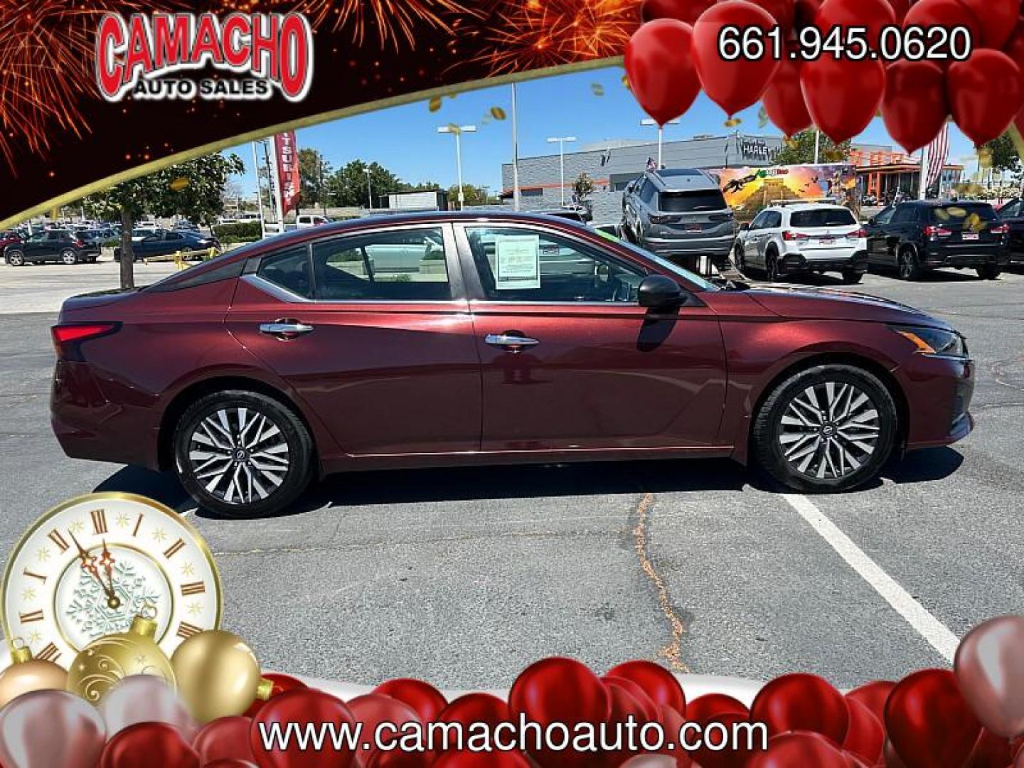 2024 BURGUNDY Nissan Altima (1N4BL4DV8RN) with an 4-Cyl 2.5 Liter engine, Automatic Xtronic CVT transmission, located at 412 Auto Vista Drive, Palmdale, CA, 93551, (661) 945-0620, 34.592636, -118.136681 - Photo#7