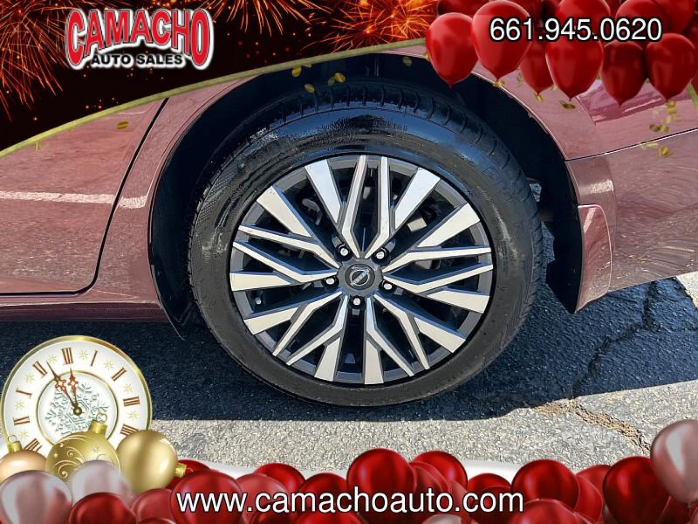 2024 BURGUNDY Nissan Altima (1N4BL4DV8RN) with an 4-Cyl 2.5 Liter engine, Automatic Xtronic CVT transmission, located at 412 Auto Vista Drive, Palmdale, CA, 93551, (661) 945-0620, 34.592636, -118.136681 - Photo#13