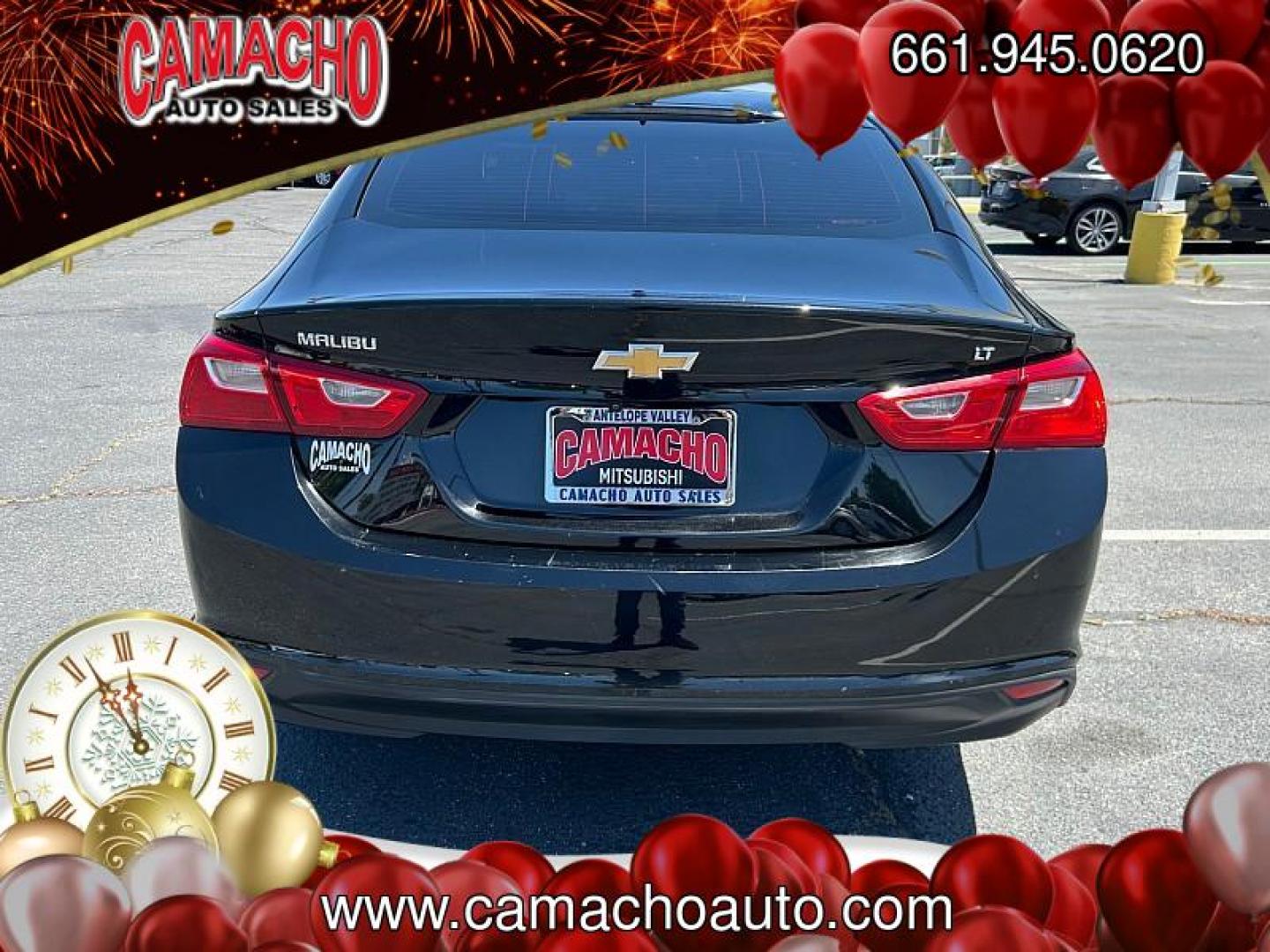 2023 BLACK Chevrolet Malibu (1G1ZD5ST1PF) with an 4-Cyl Turbo 1.5 Liter engine, Automatic CVT transmission, located at 412 Auto Vista Drive, Palmdale, CA, 93551, (661) 945-0620, 34.592636, -118.136681 - Photo#3