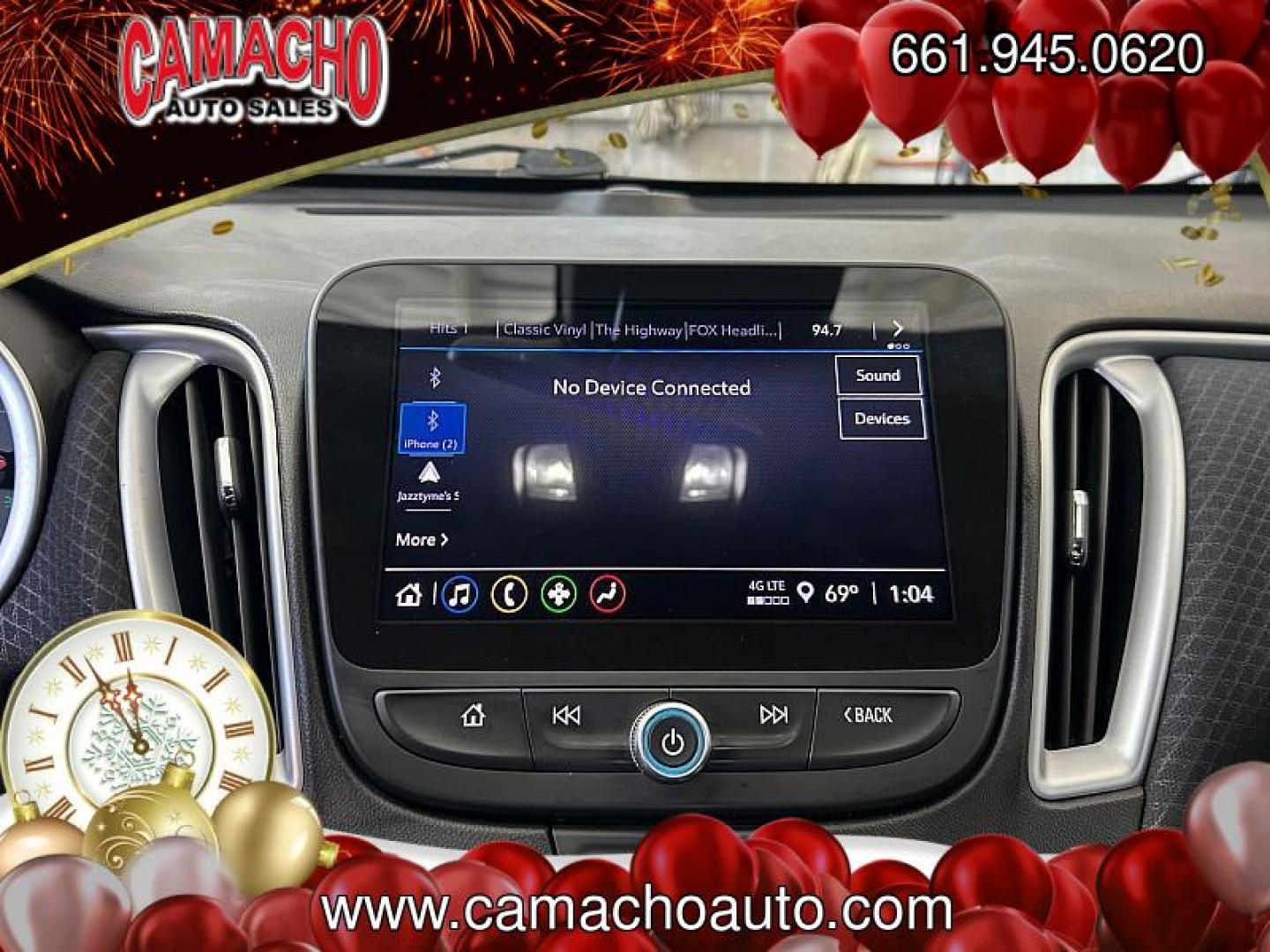 2023 BLACK Chevrolet Malibu (1G1ZD5ST1PF) with an 4-Cyl Turbo 1.5 Liter engine, Automatic CVT transmission, located at 412 Auto Vista Drive, Palmdale, CA, 93551, (661) 945-0620, 34.592636, -118.136681 - Photo#21