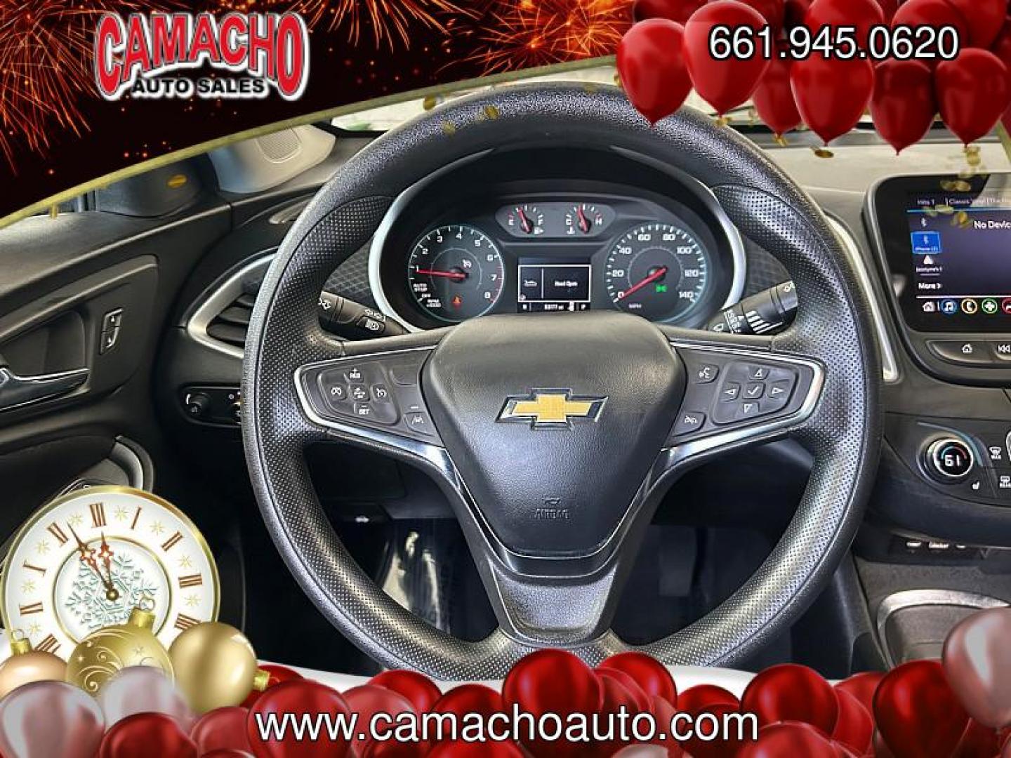 2023 BLACK Chevrolet Malibu (1G1ZD5ST1PF) with an 4-Cyl Turbo 1.5 Liter engine, Automatic CVT transmission, located at 412 Auto Vista Drive, Palmdale, CA, 93551, (661) 945-0620, 34.592636, -118.136681 - Photo#22