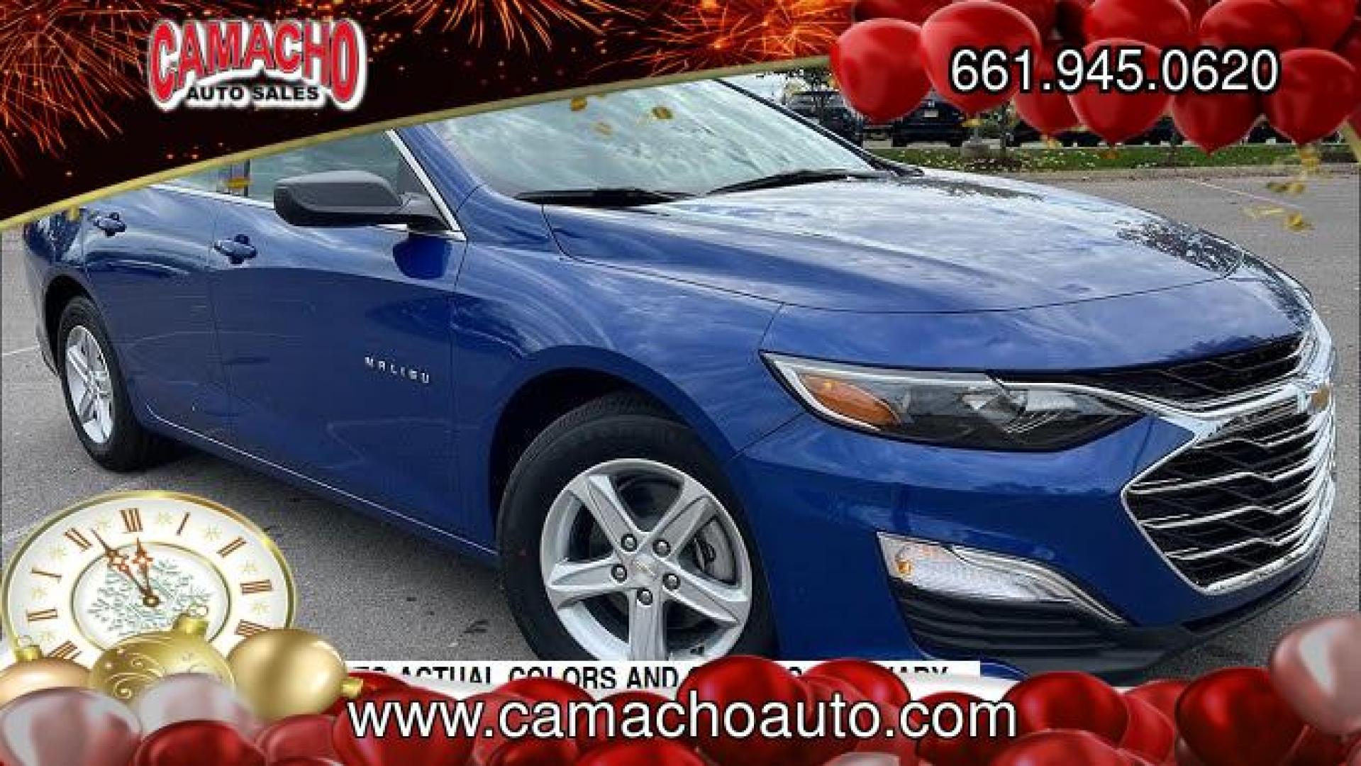 2023 BLUE Chevrolet Malibu (1G1ZD5ST2PF) with an 4-Cyl Turbo 1.5 Liter engine, Automatic CVT transmission, located at 412 Auto Vista Drive, Palmdale, CA, 93551, (661) 945-0620, 34.592636, -118.136681 - Photo#0