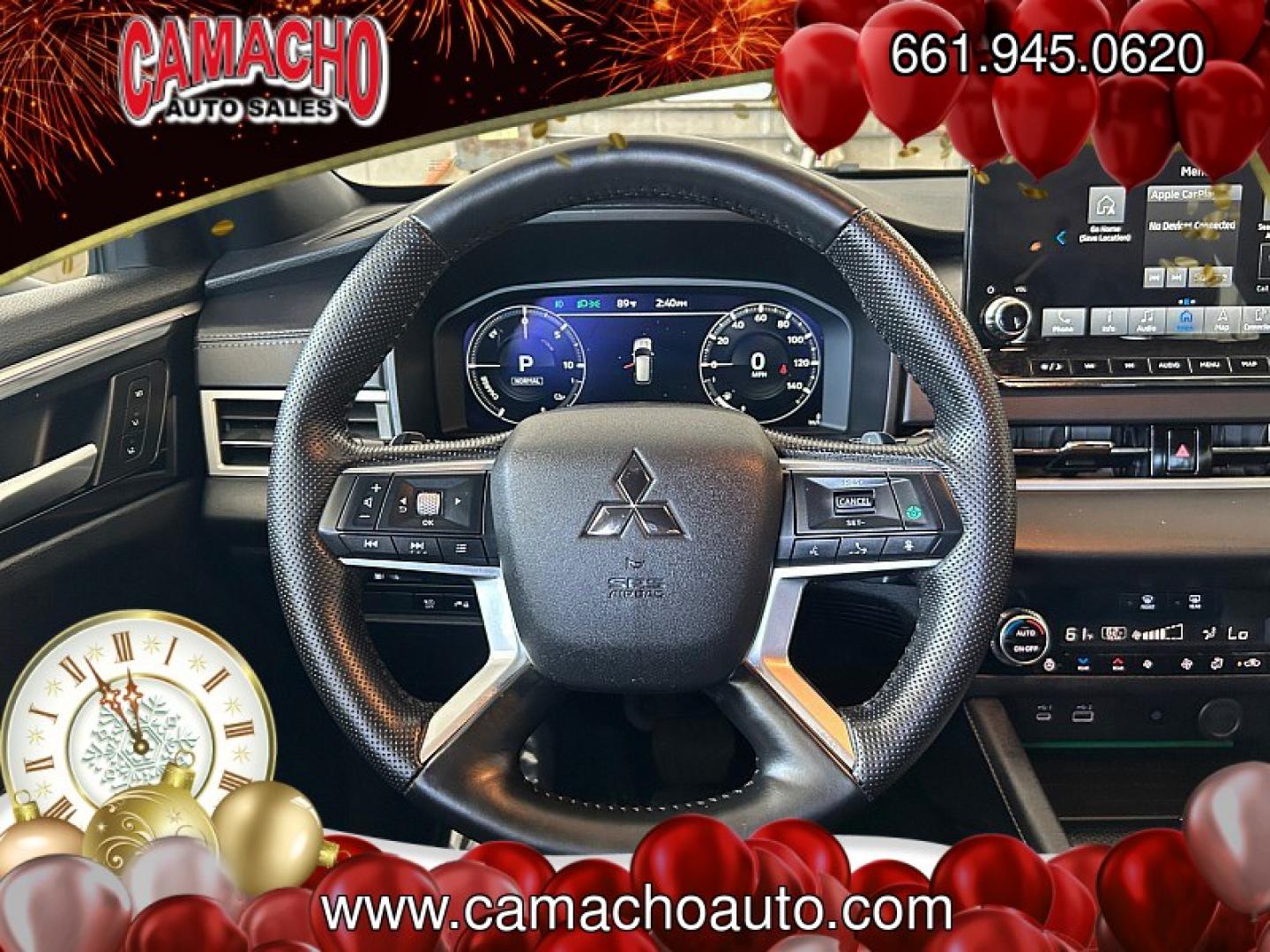 2025 GRAY Mitsubishi Outlander Plug-In Hybrid (JA4T5WA97SZ) with an 4-Cyl Hybrid 2.4 Liter engine, Automatic 1-Spd transmission, located at 412 Auto Vista Drive, Palmdale, CA, 93551, (661) 945-0620, 34.592636, -118.136681 - Photo#26