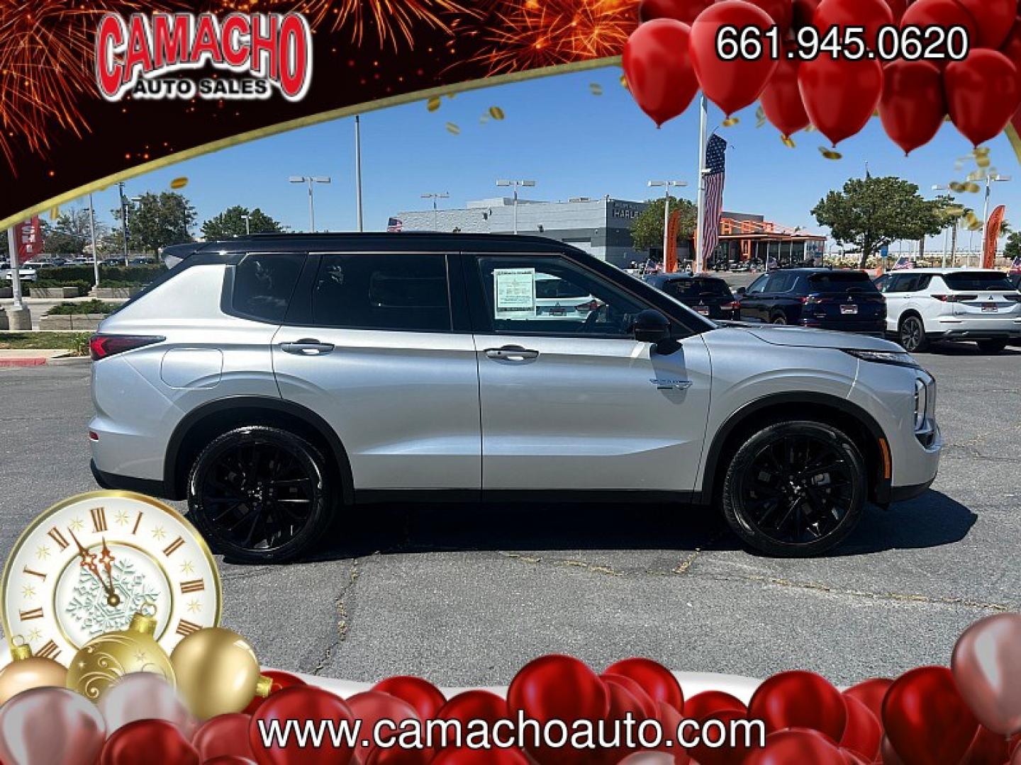 2025 GRAY Mitsubishi Outlander Plug-In Hybrid (JA4T5WA97SZ) with an 4-Cyl Hybrid 2.4 Liter engine, Automatic 1-Spd transmission, located at 412 Auto Vista Drive, Palmdale, CA, 93551, (661) 945-0620, 34.592636, -118.136681 - Photo#7